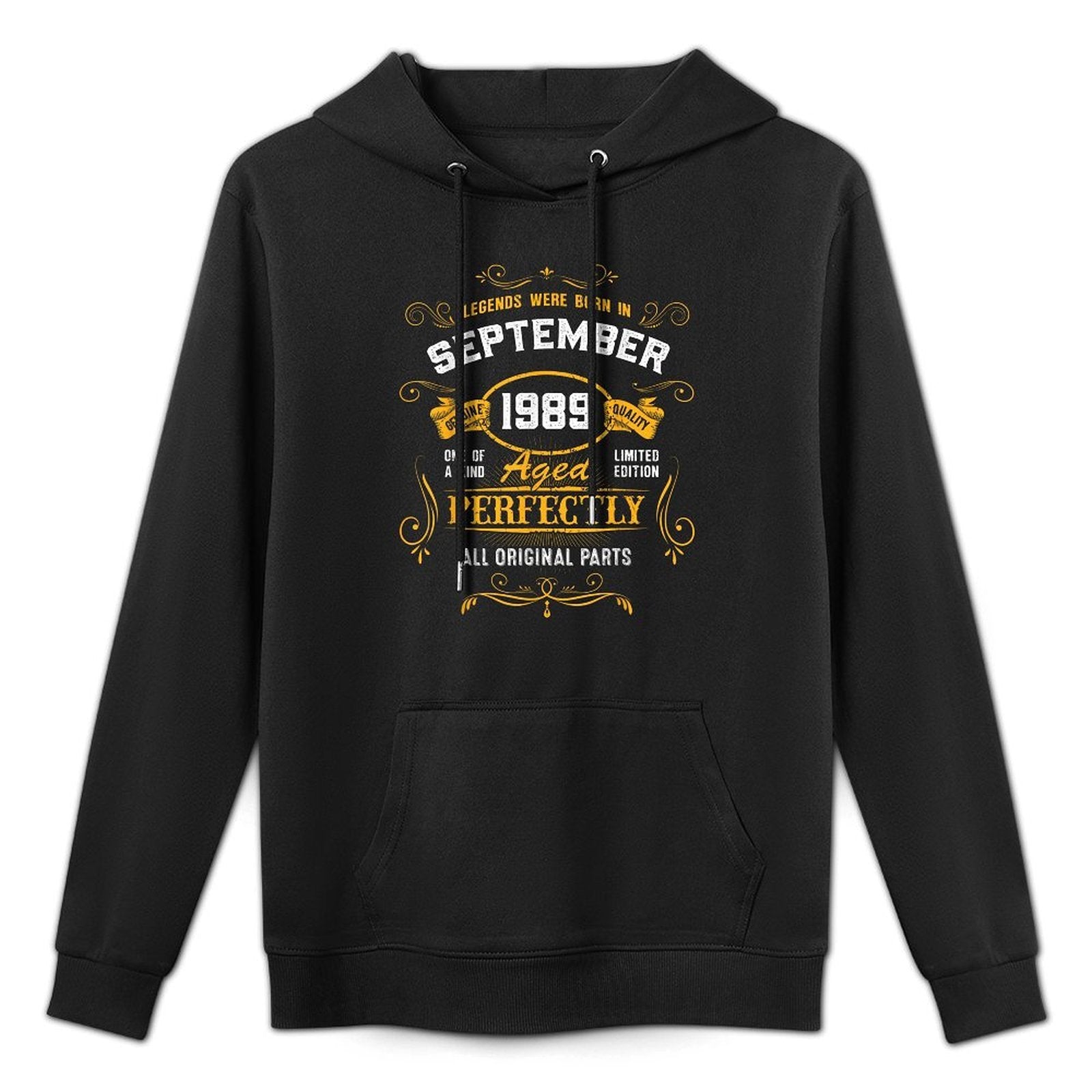 35 Years Old Awesome Since September 1989 35th Birthday Unisex Design Hoodie
