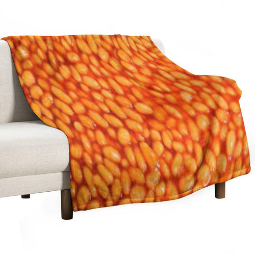 Baked Beans Machine-washable Throw Blanket