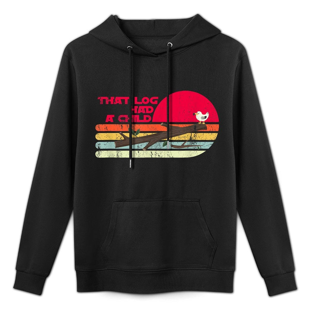 Seagulls That Log Had A Child Dank Meme Stop It Now Dad Joke Medium-Weight Fabric Hoodie
