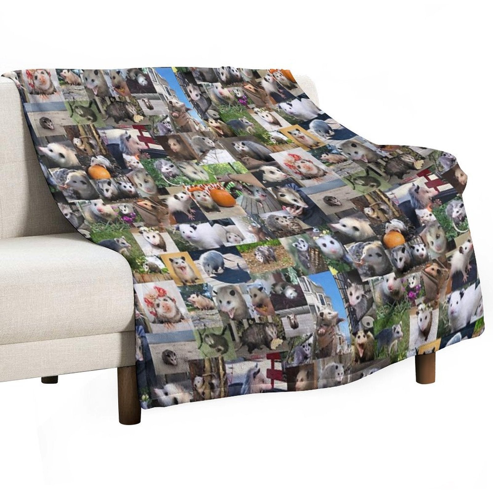 Ultimate Opossums (4K) Shrink-resistant Throw Blanket