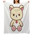 Rilakkuma Korilakkuma__ Machine-washable Throw Blanket