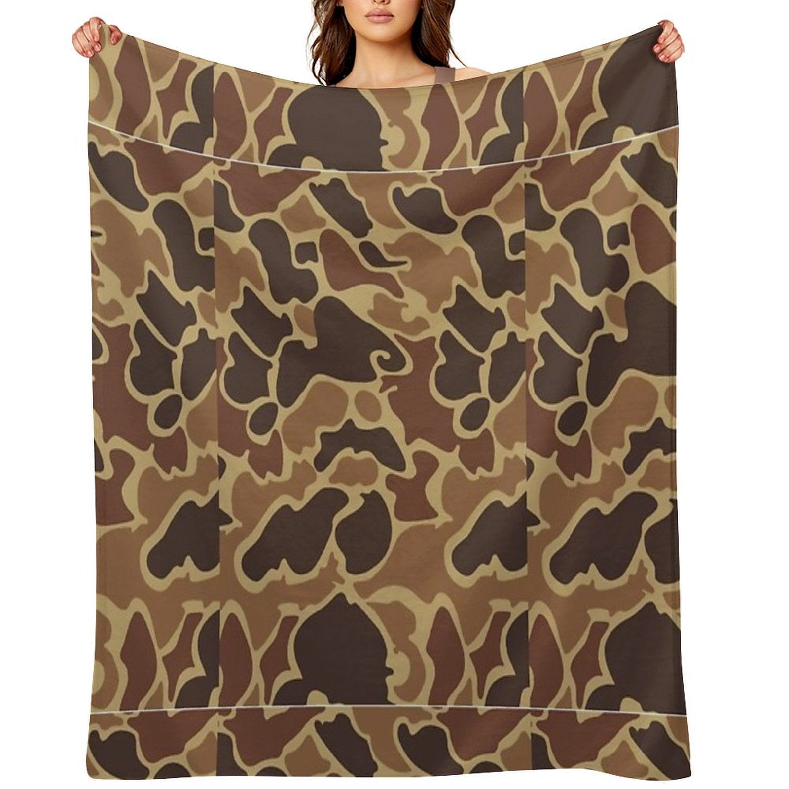 Duck Camo Comfort Throw Blanket