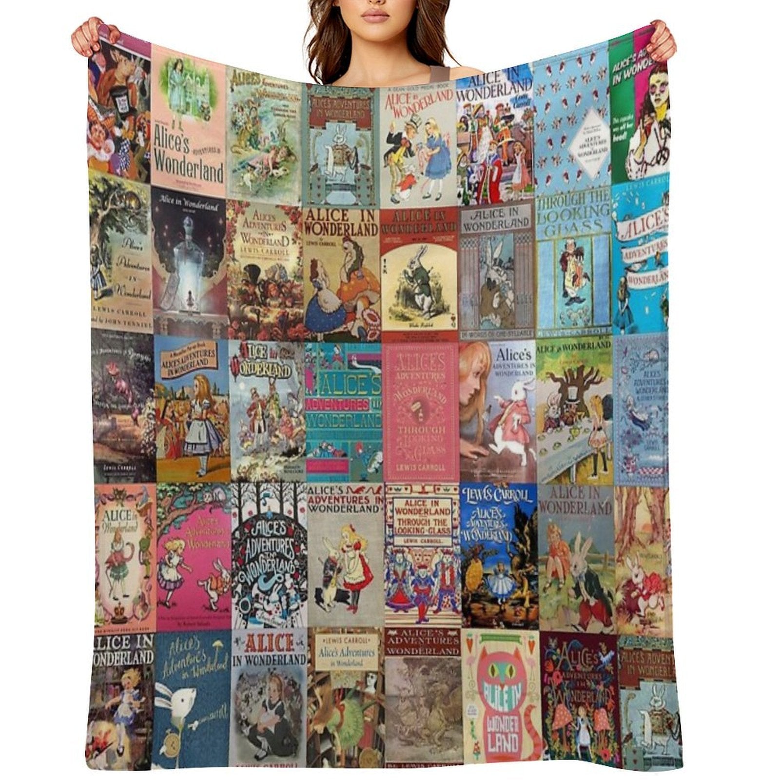 Alice in Wonderland Versatility Throw Blanket