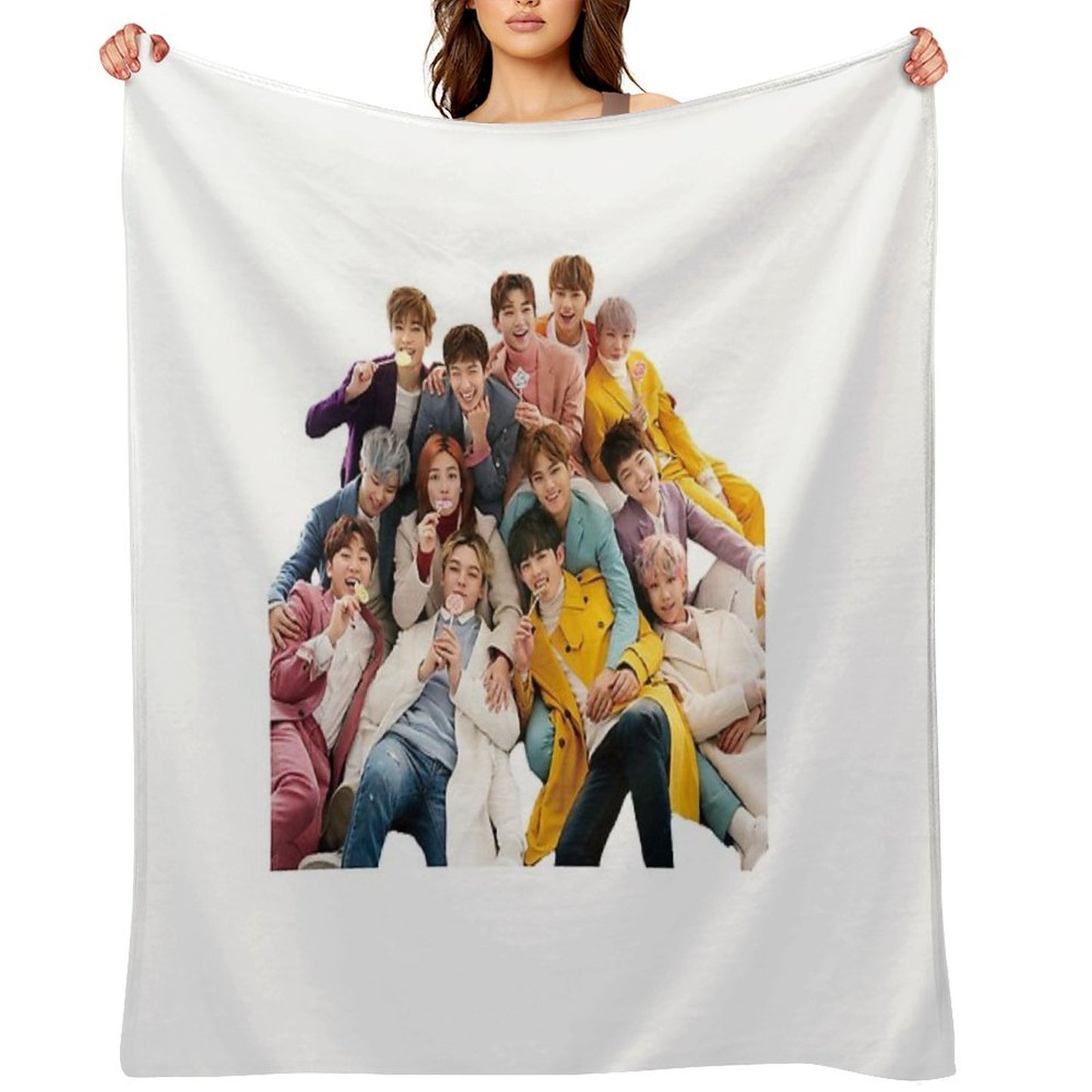 Seventeen Kpop Shrink-resistant Throw Blanket