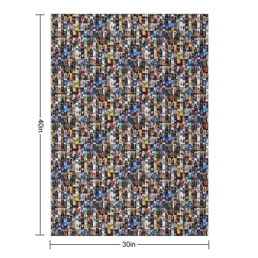 Mixed Movie Montage All-season Throw Blanket