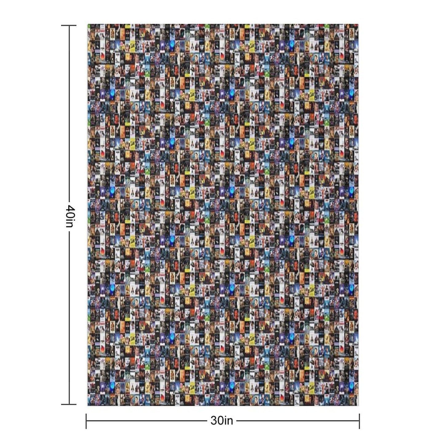 Mixed Movie Montage All-season Throw Blanket