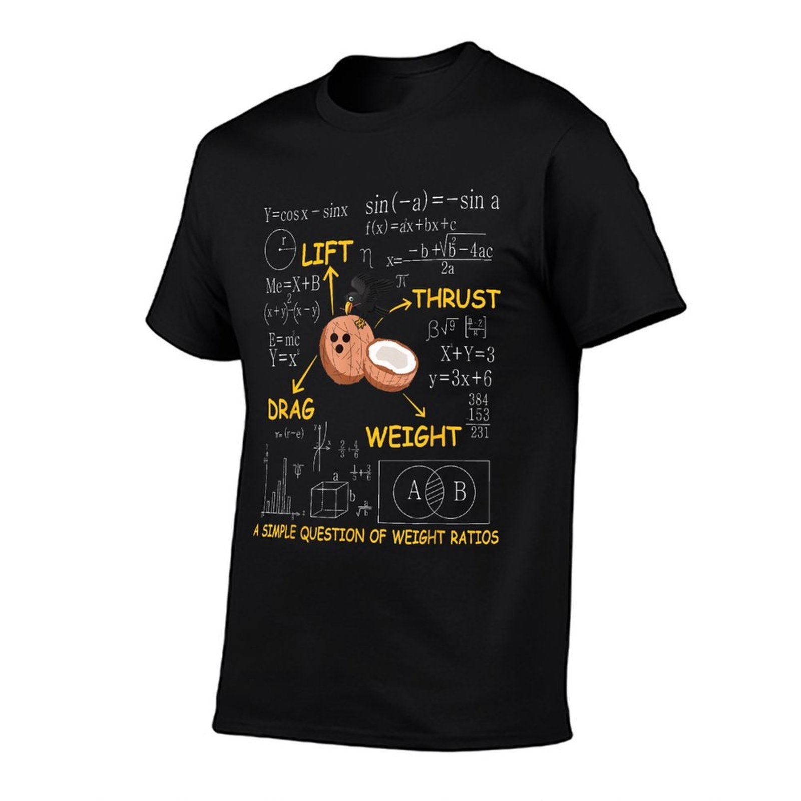 A Simple Question Of Weight Ratios Funny Math  Heathered Texture T-Shirt