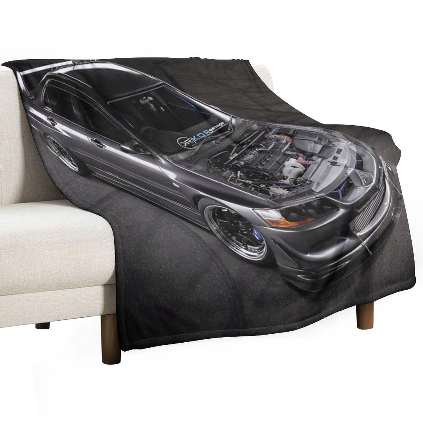 Matt Baxter's Mitsubishi Evolution Lightweight Throw Blanket