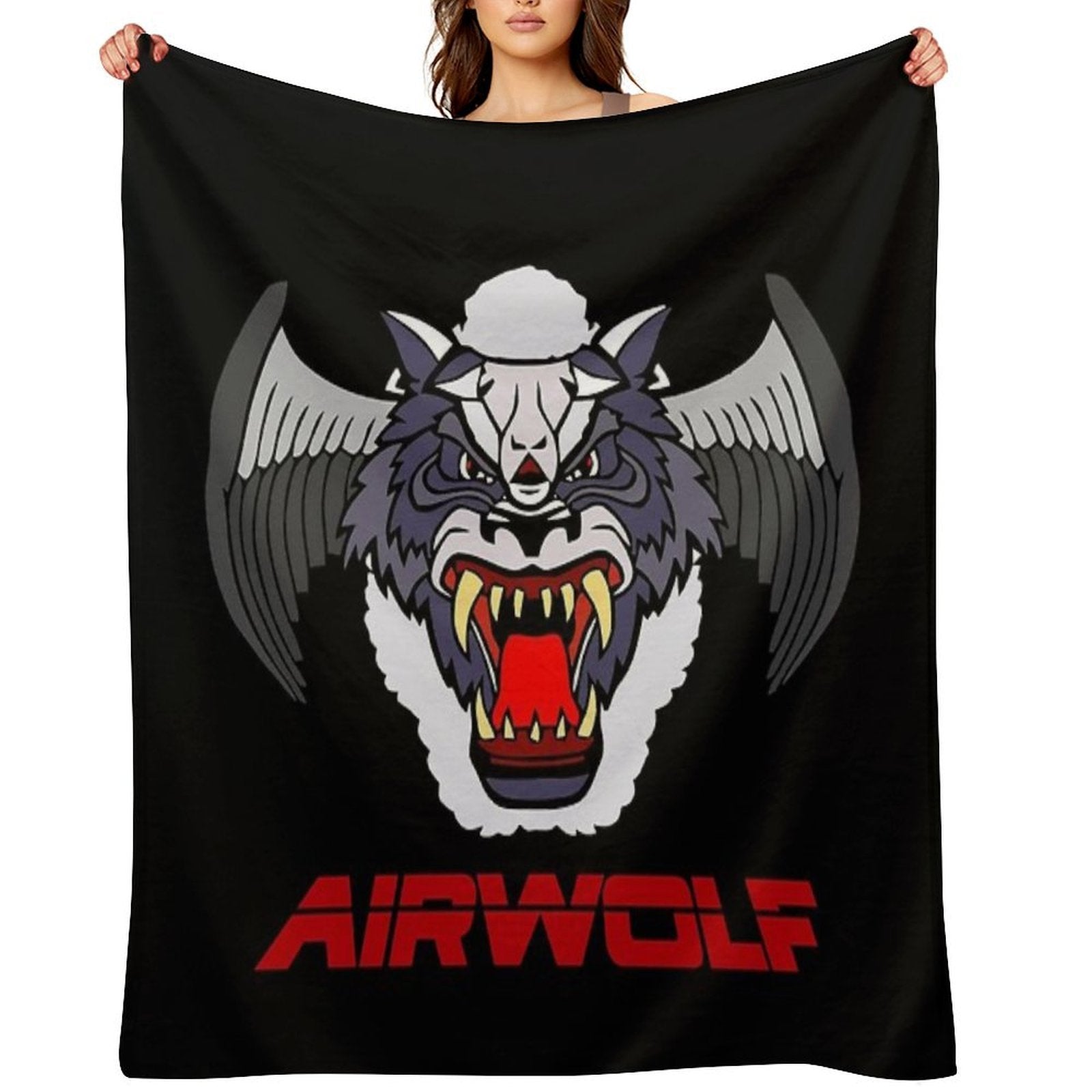 Airwolf Lightweight Throw Blanket
