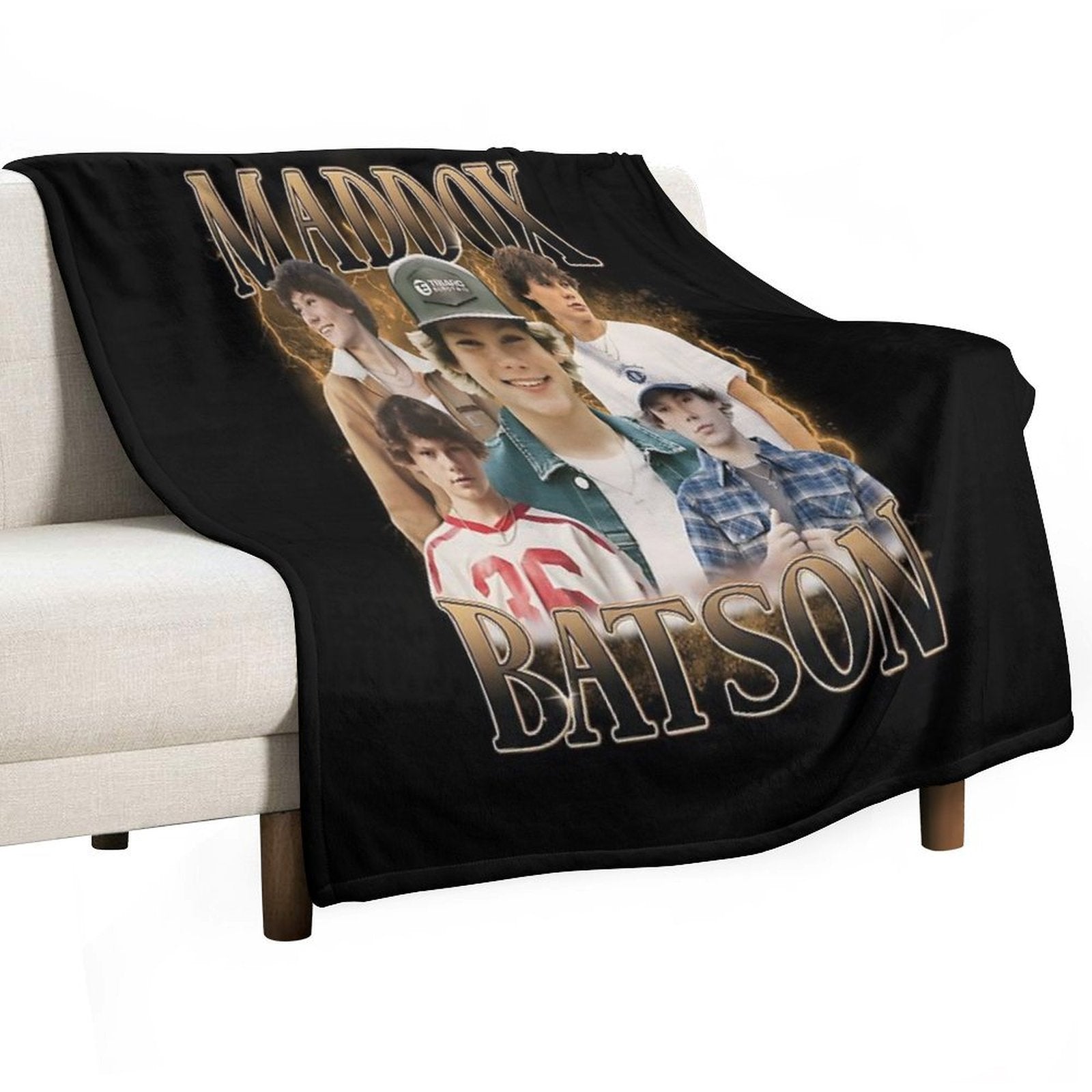 Maddox Batson Vintage 90s Pop Country Concert 2025 Tour Durable Throw Blanket