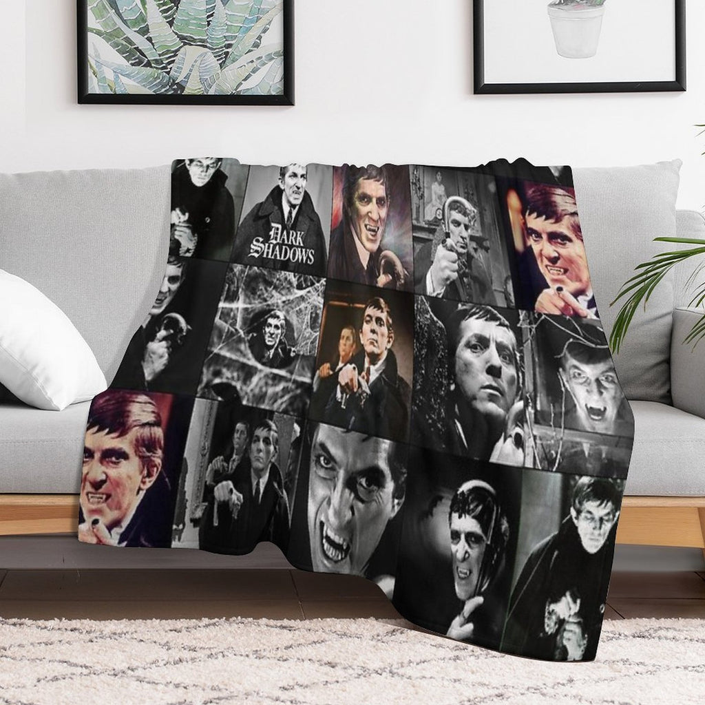 Dark Shadows TV Show Photo Collage Plush Throw Blanket