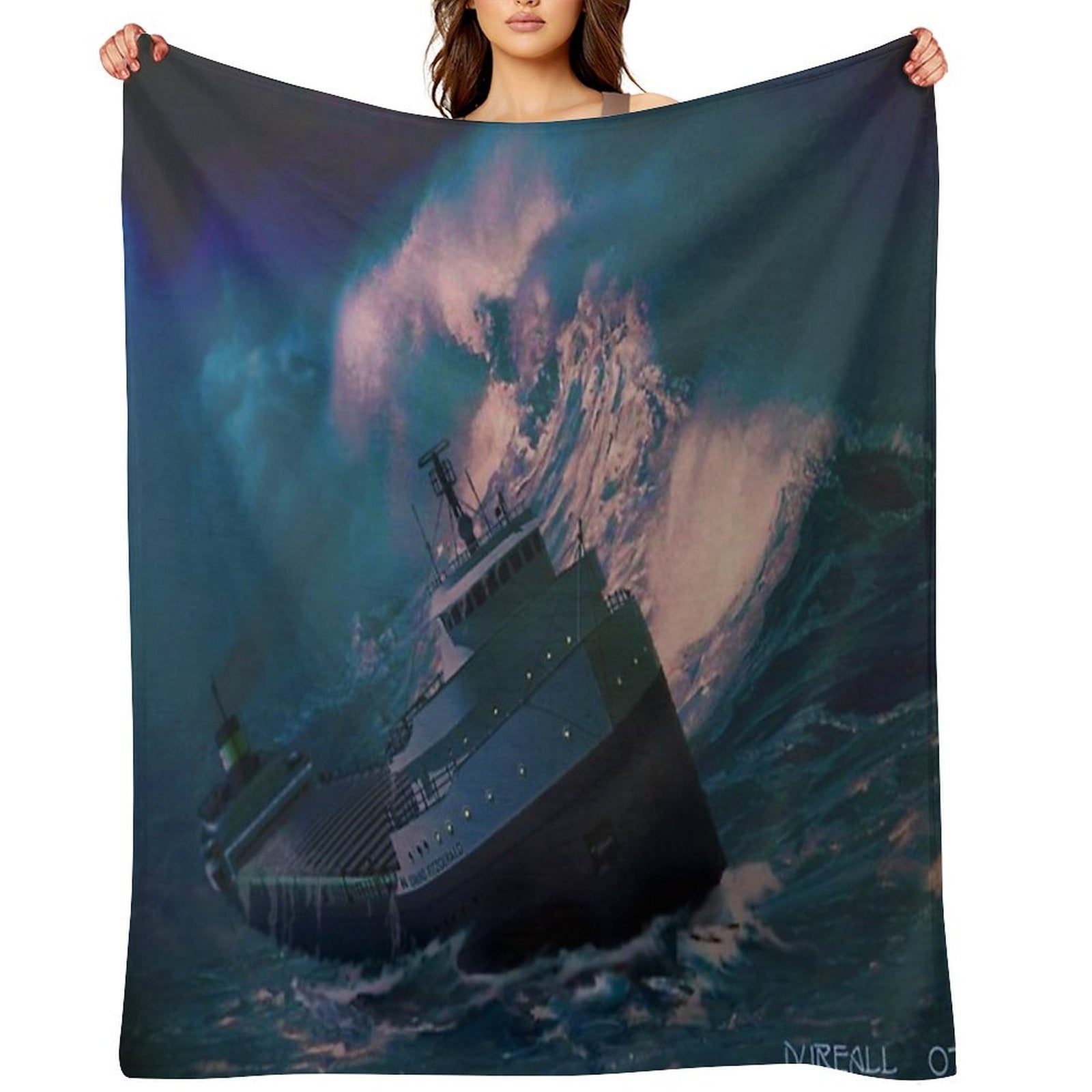 Edmund Fitzgerald Compact Throw Blanket