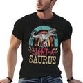 Kid 8 Year Old Dinosaur Birthday 8th T Rex Dino Eight Saurus  High-quality Stitching T-Shirt