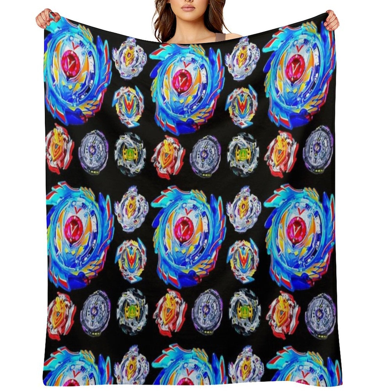Beyblade Velvety-soft Throw Blanket