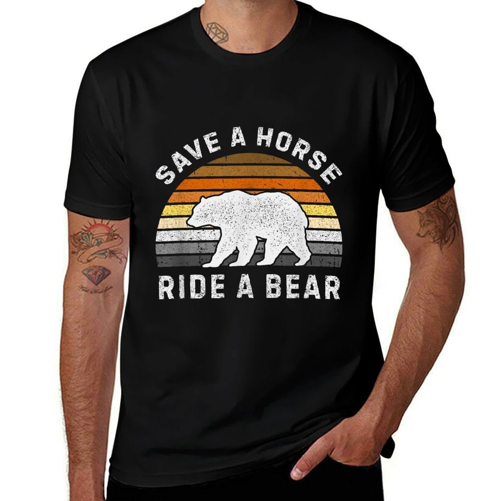 Bear Community, Bear, Funny Gay Bear Pride  Moisture-wicking T-Shirt