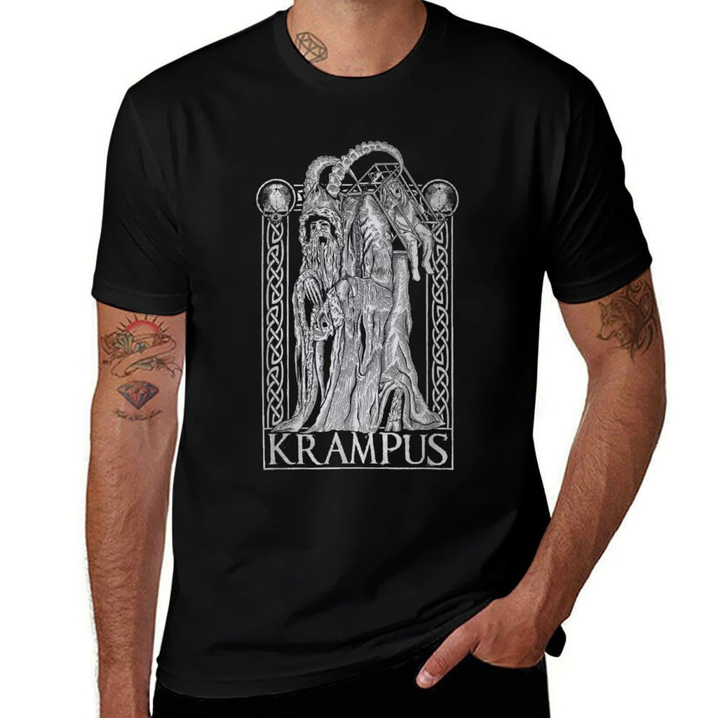 Krampus - Gruss Von Krampus Dark Gothic Christmas  Wrinkle-resistant T-Shirt