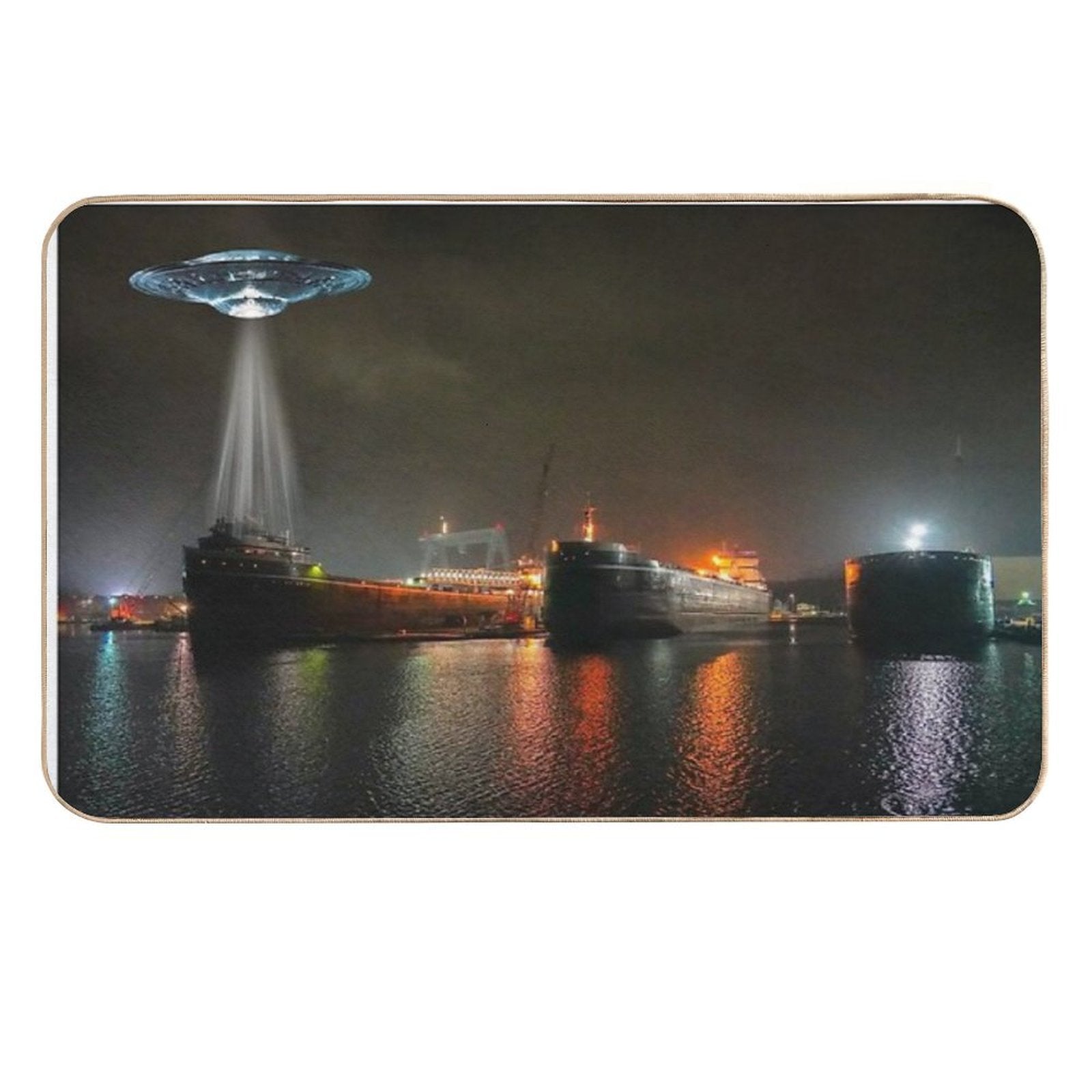 Unidentified Freight Object  Slip-Resistant Bath Mat