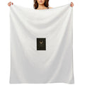 Mystical Eye & Crescent Moon Symbol Travel-friendly Throw Blanket