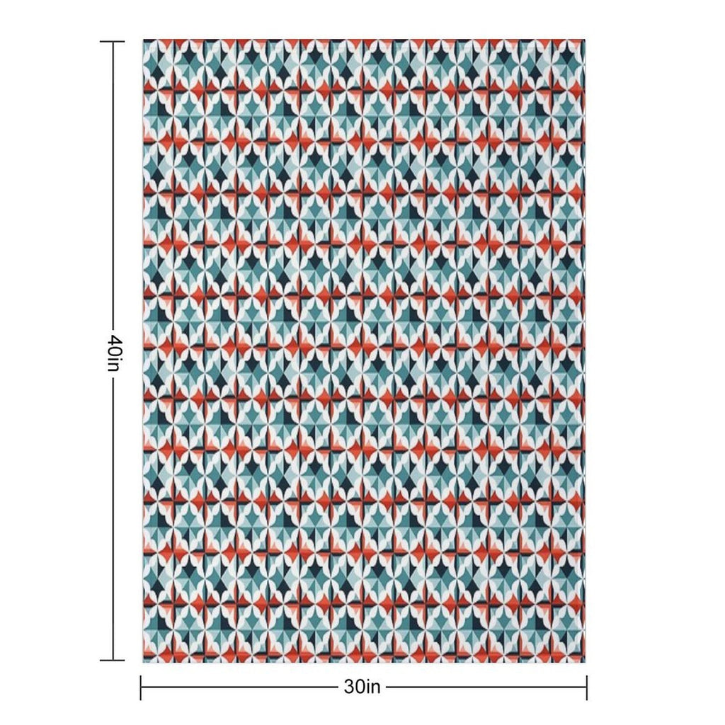Contemporary Pattern Multi-functional Throw Blanket