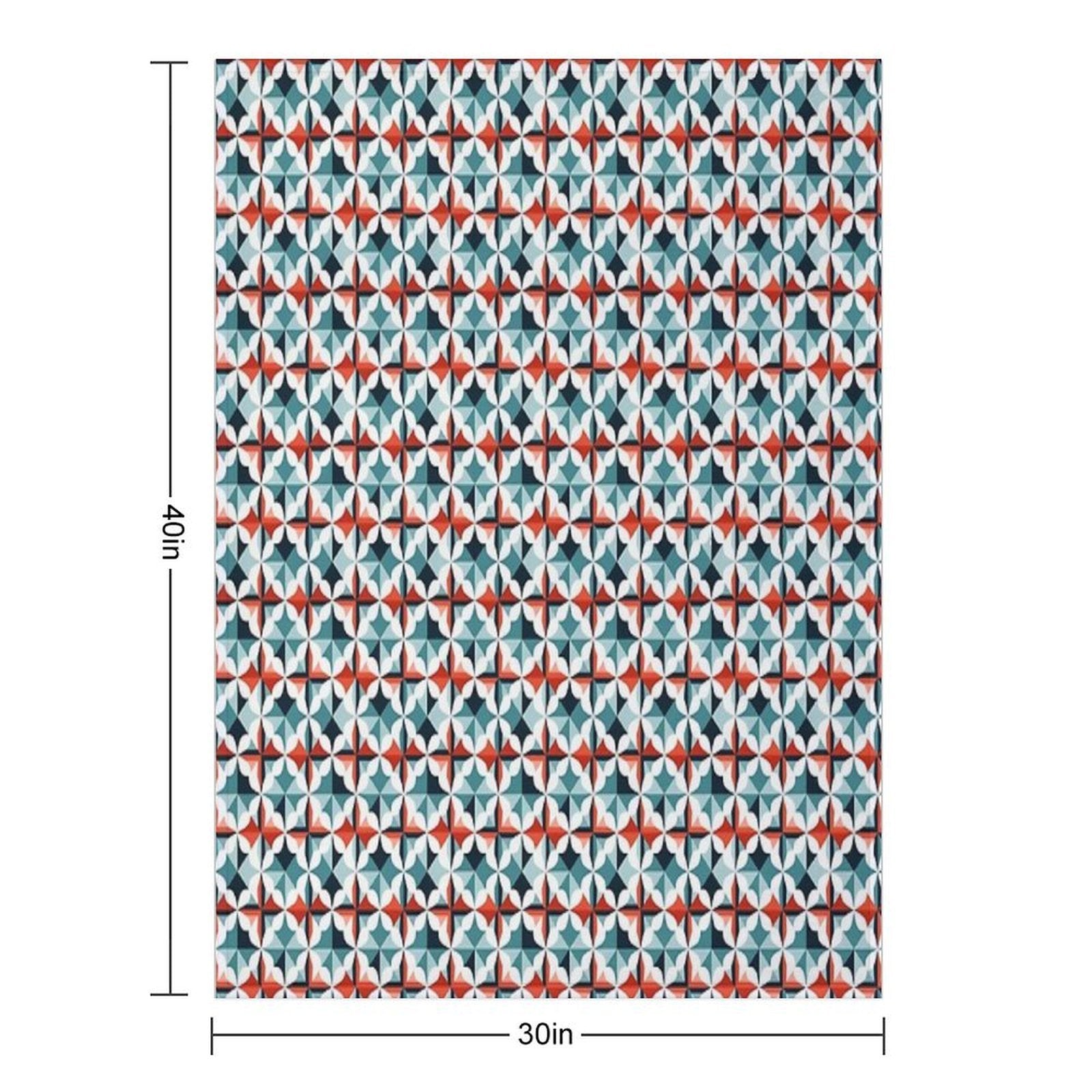 Contemporary Pattern Multi-functional Throw Blanket