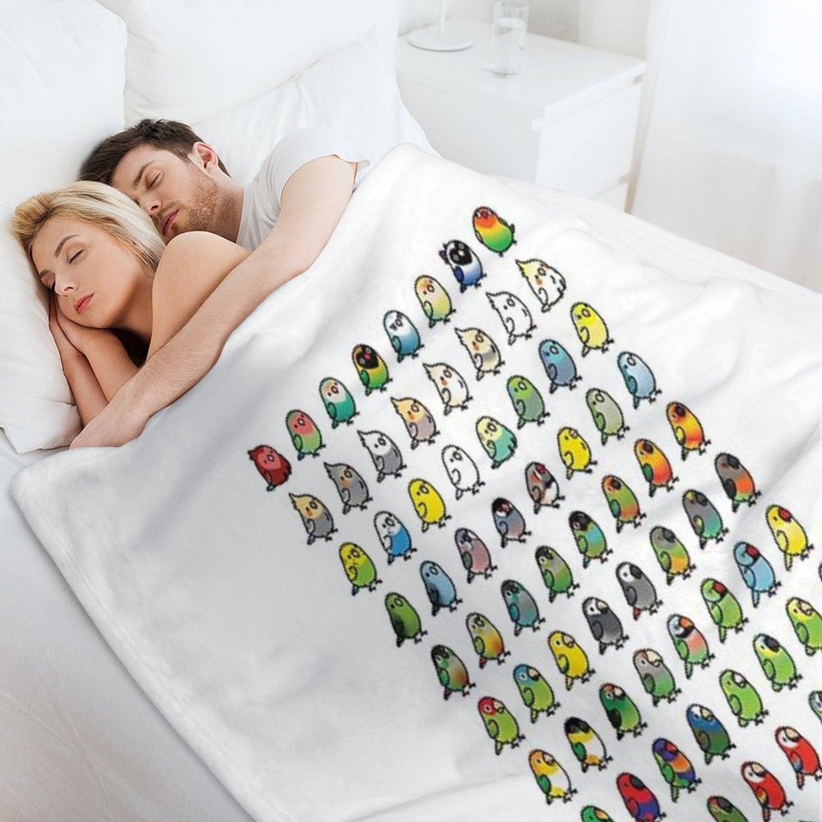 Everybirdy Collection Gift-ready Throw Blanket