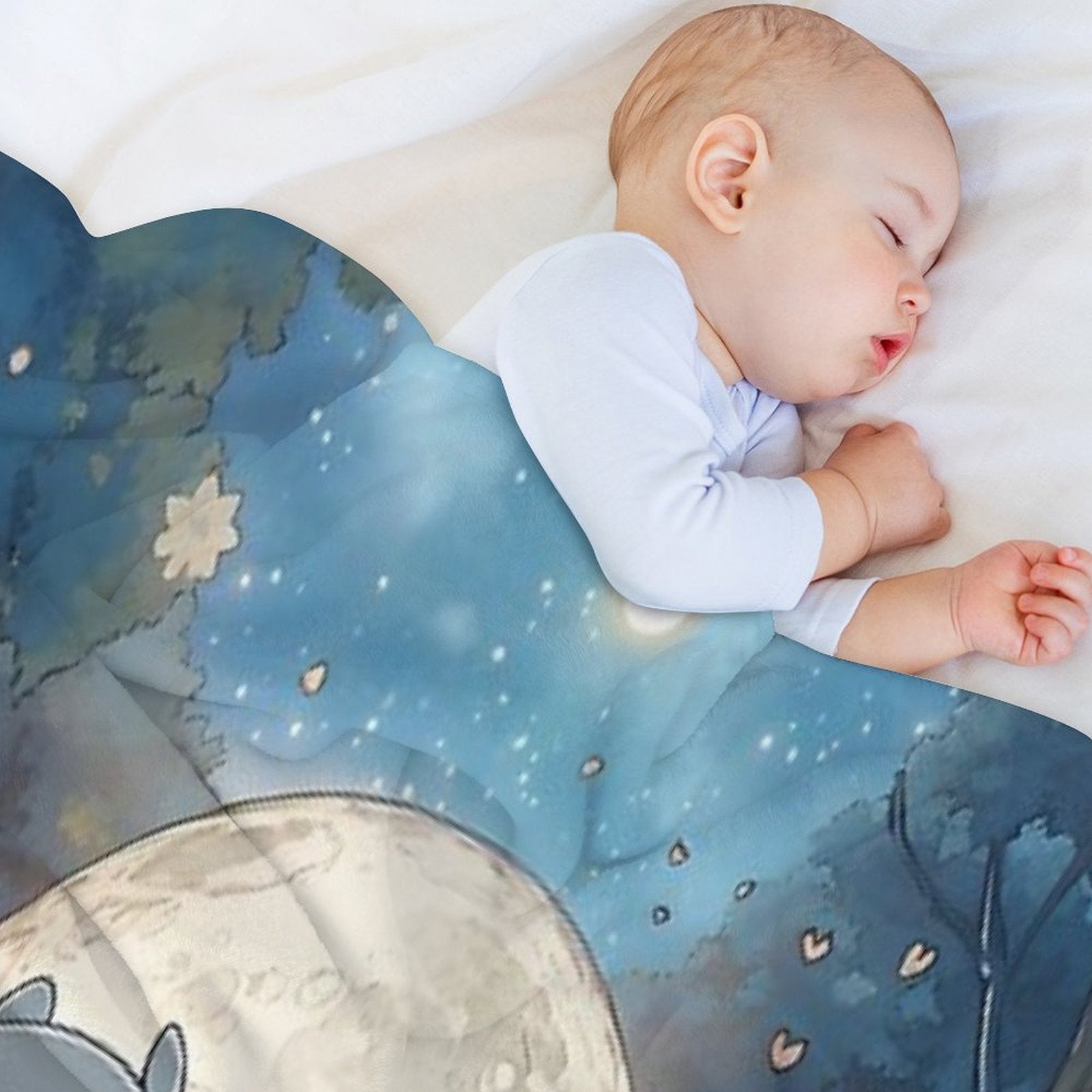 Explore The Enchanting World of My Neighbor Totoro XI Original Art And Illustrations Online Sustainable Throw Blanket
