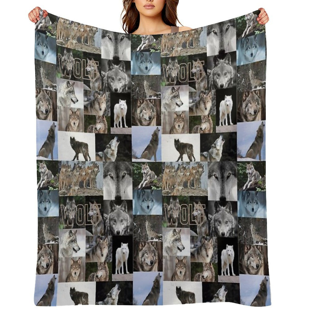 Worrisome Wolves Velvety-soft Throw Blanket