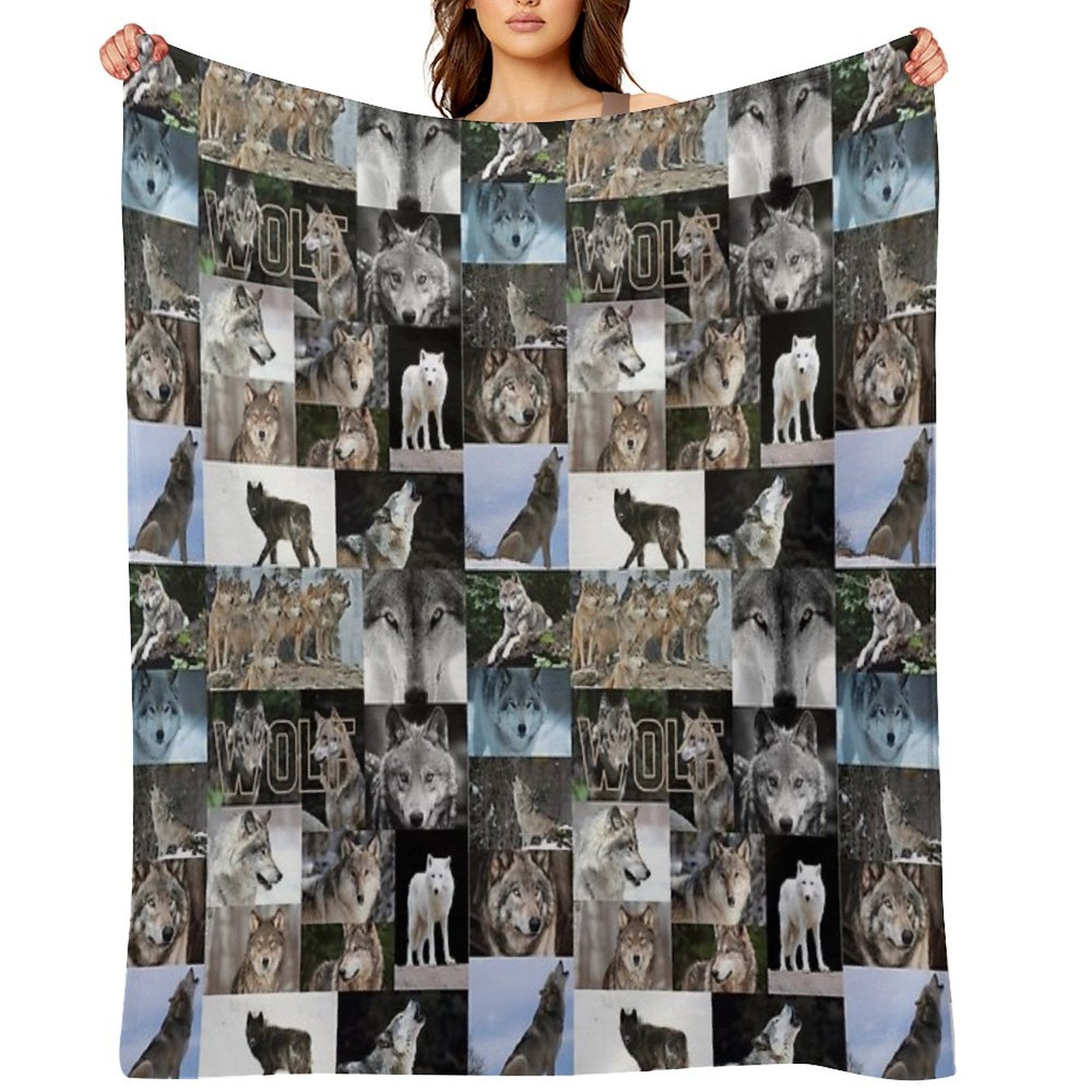 Worrisome Wolves Velvety-soft Throw Blanket