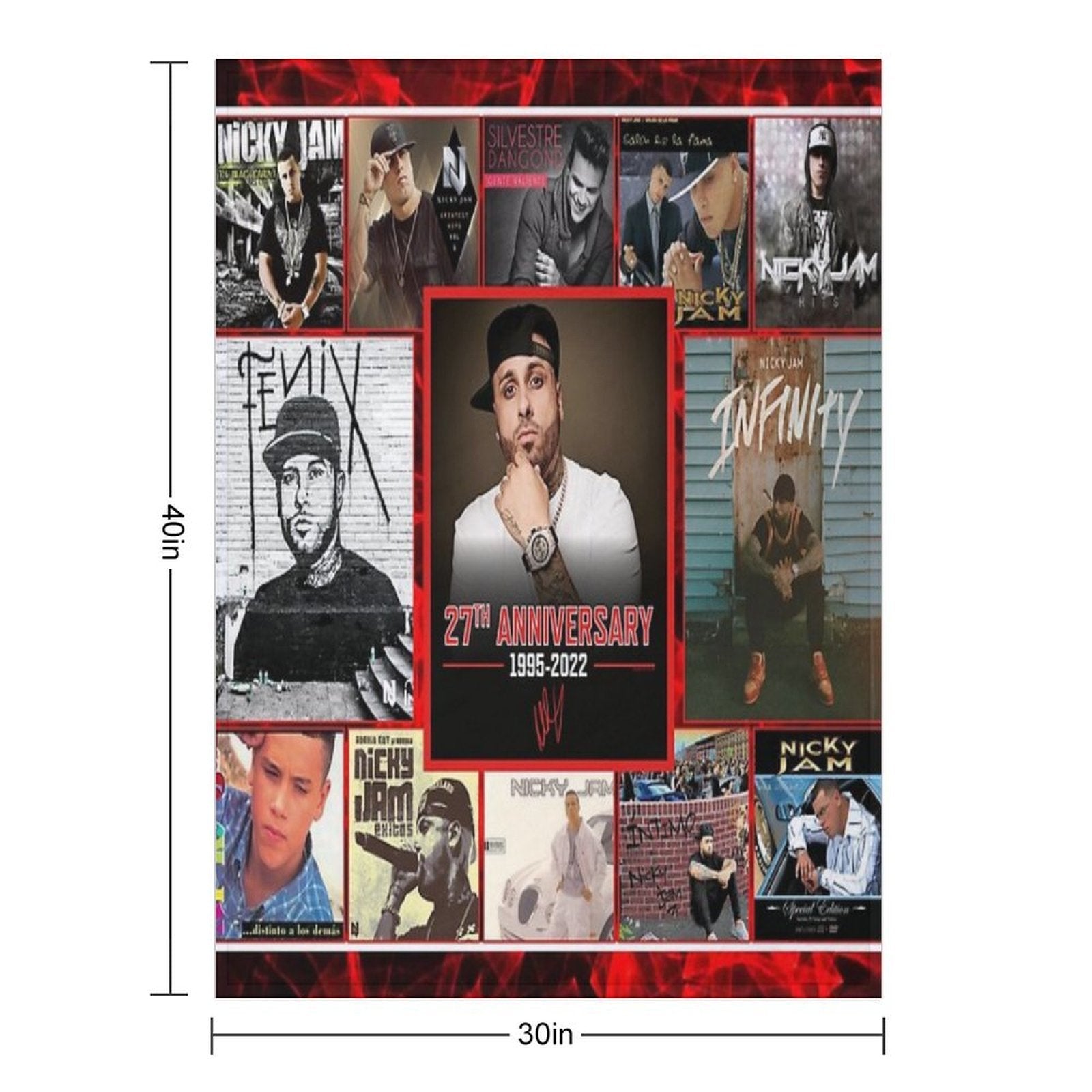 Greatest Albums 27th Anniversary 1995-2022 with Signature Eco-conscious Throw Blanket