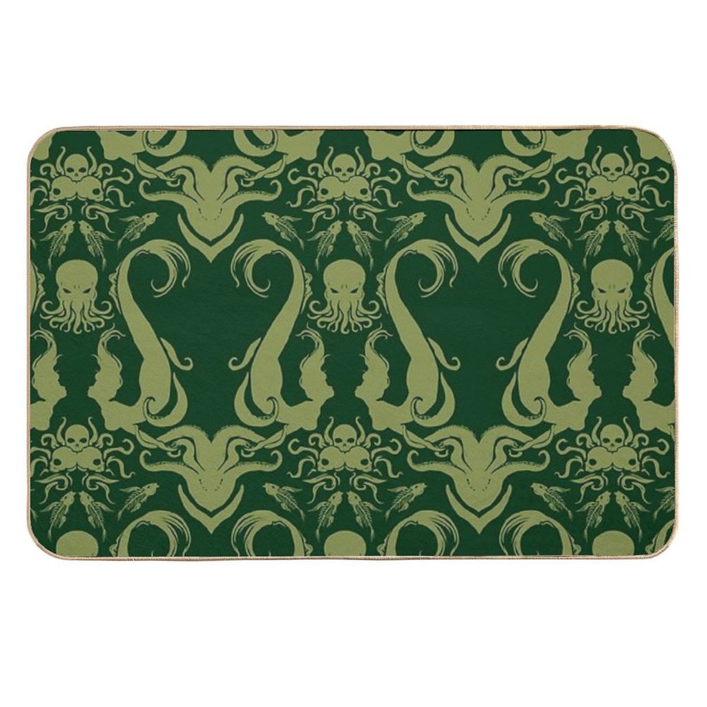 Cthulhu & The Mermaids  High-Traffic Bath Mat