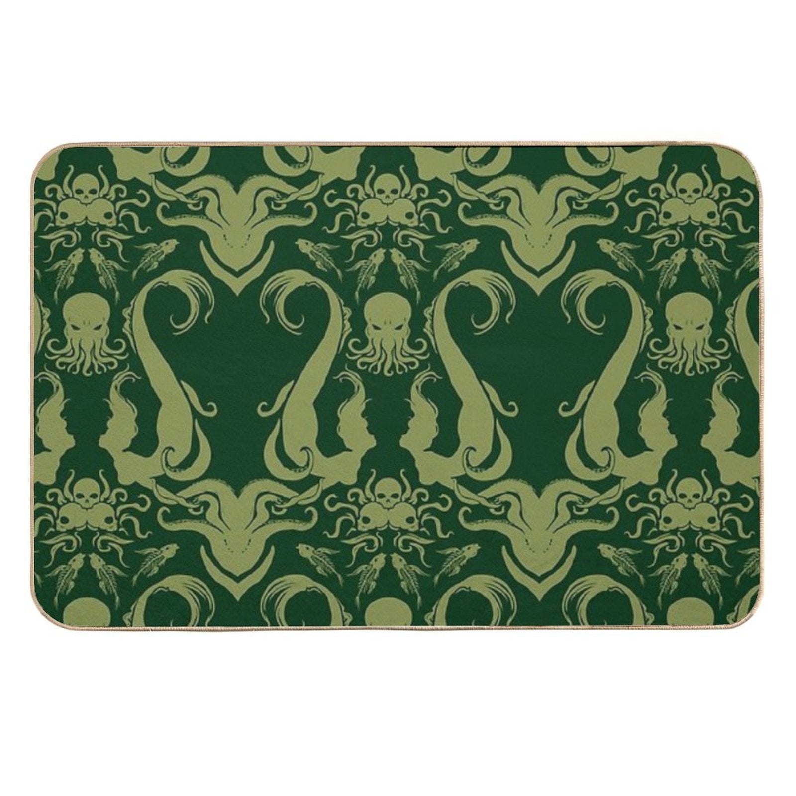 Cthulhu & The Mermaids  High-Traffic Bath Mat