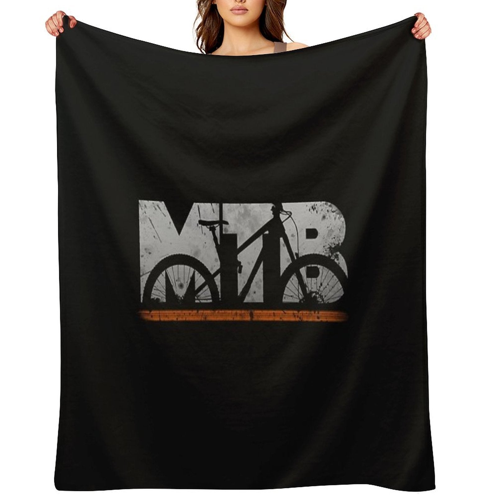 Cool MTB Mountain Bike Mountain Bike Downhill Gift Lightweight Throw Blanket