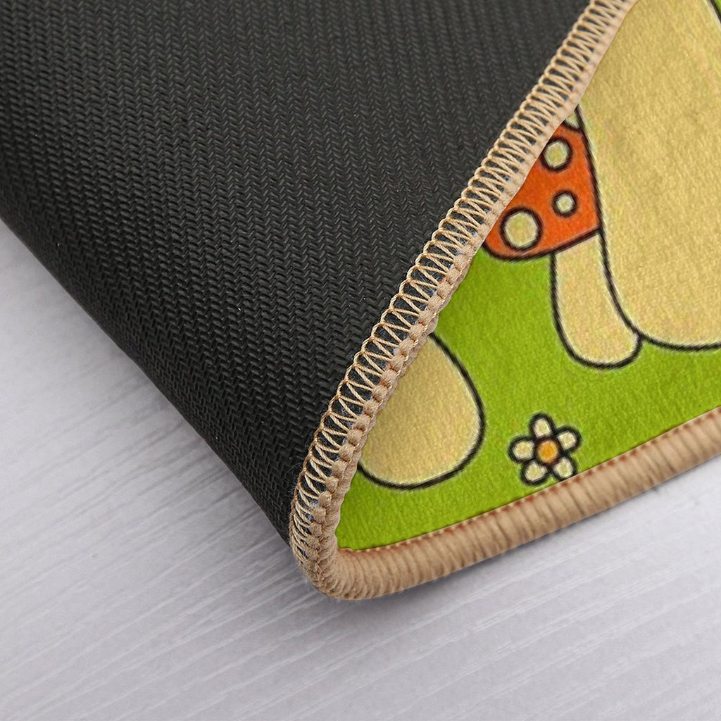 Mushrooms  Rapid-Drying Bath Mat
