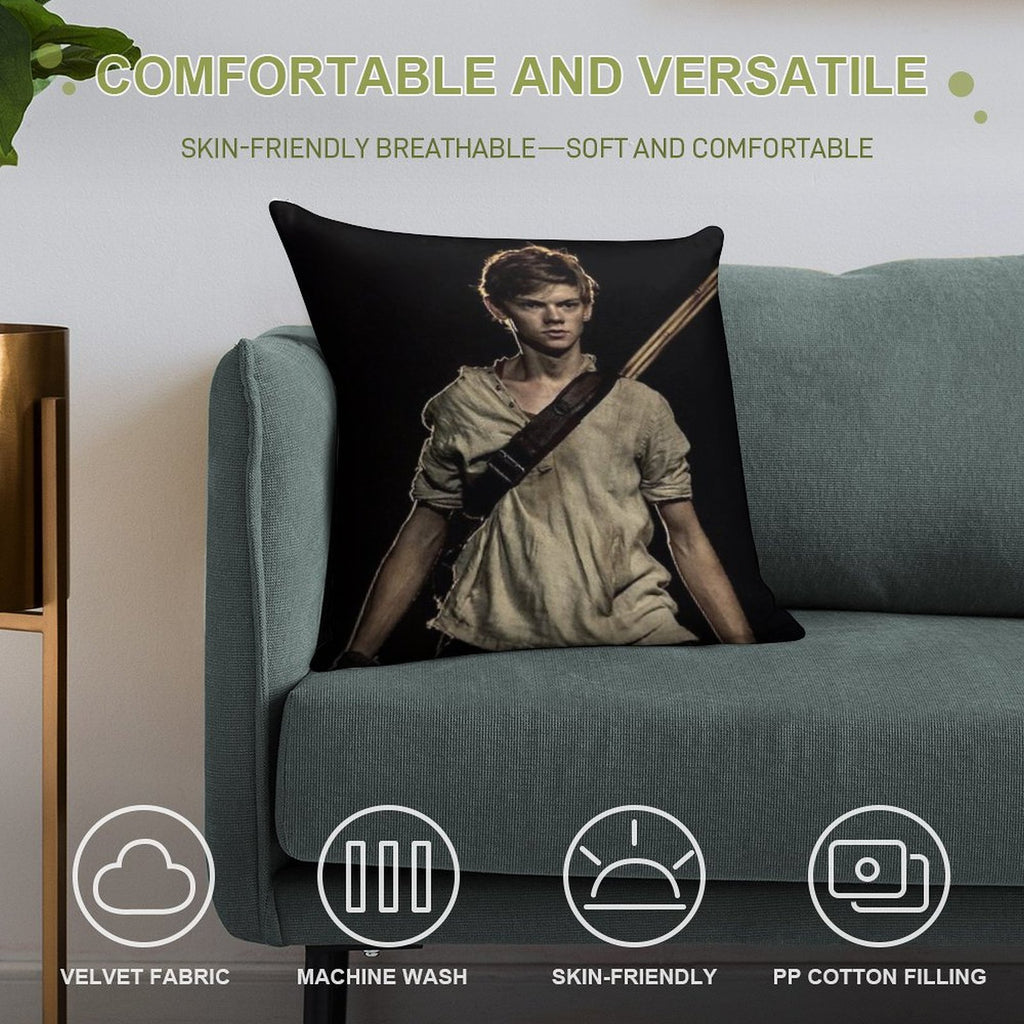 The Maze Runner - Newt 2 Soft Home Decor Throw Pillow