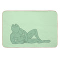 Buff Frog Icon Six, Take A Breather  Easy To Clean Bath Mat