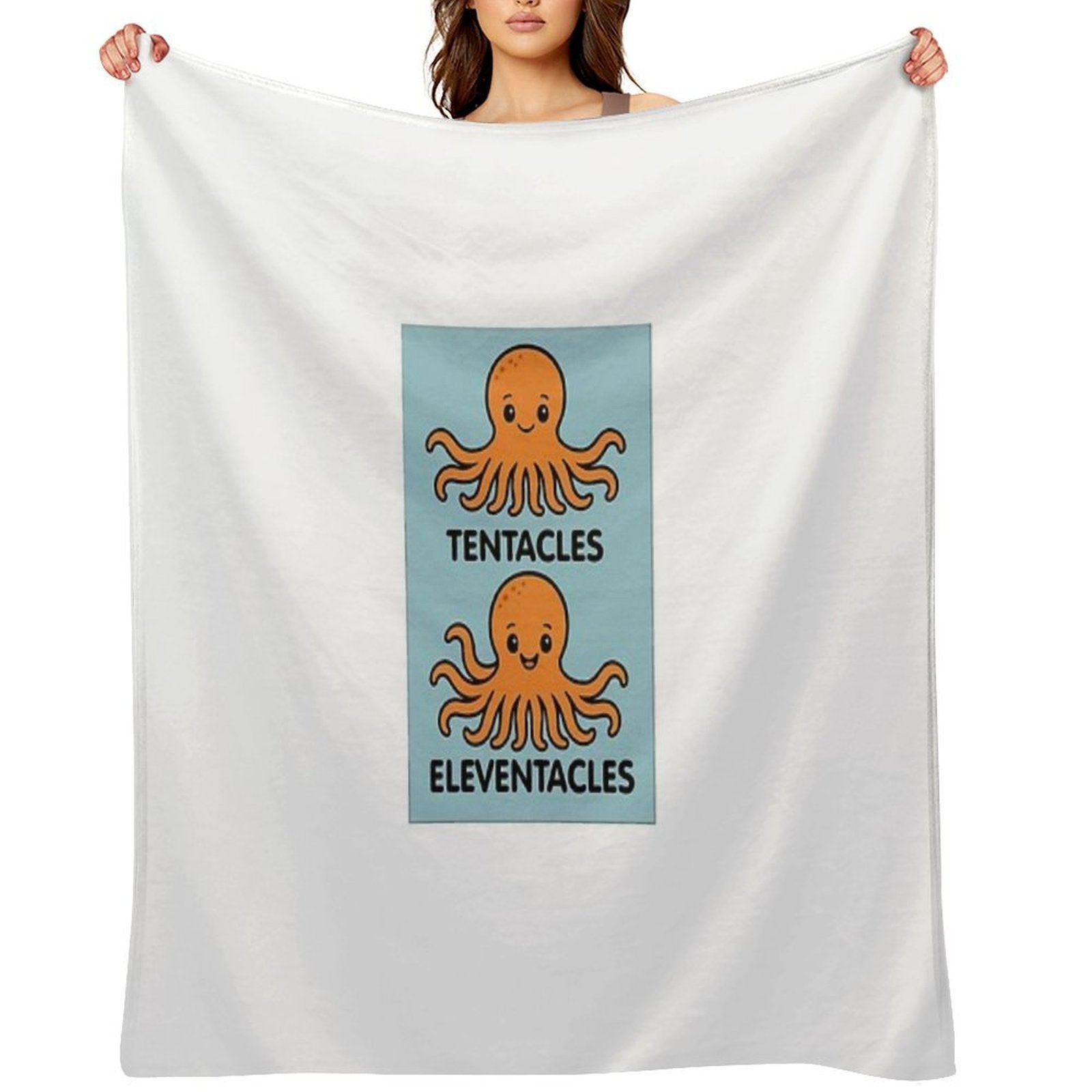 Sea Creatures Octopus, Durable Throw Blanket