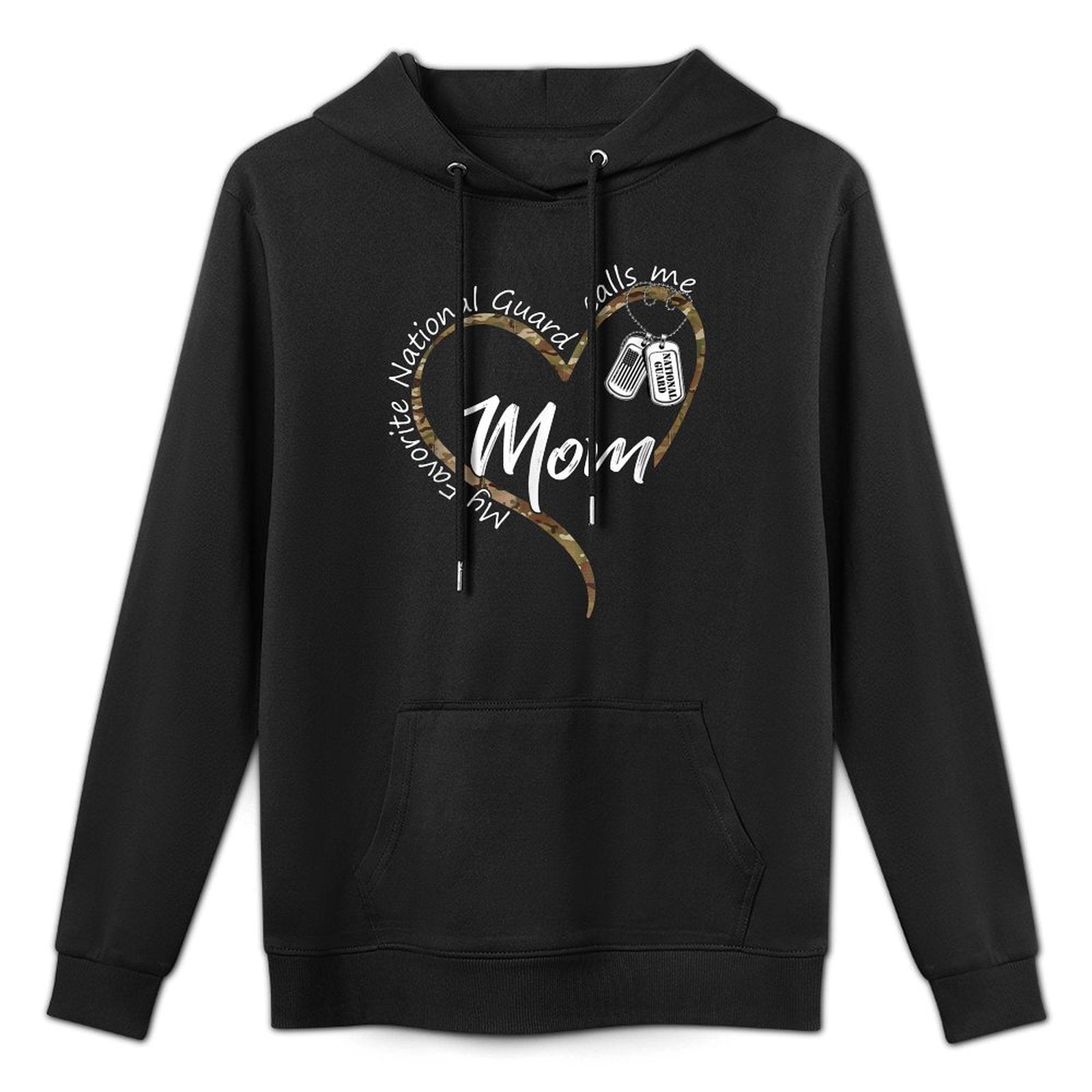 My Favorite National Guard Calls Me Mom US National Guard Breathable Fabric Hoodie