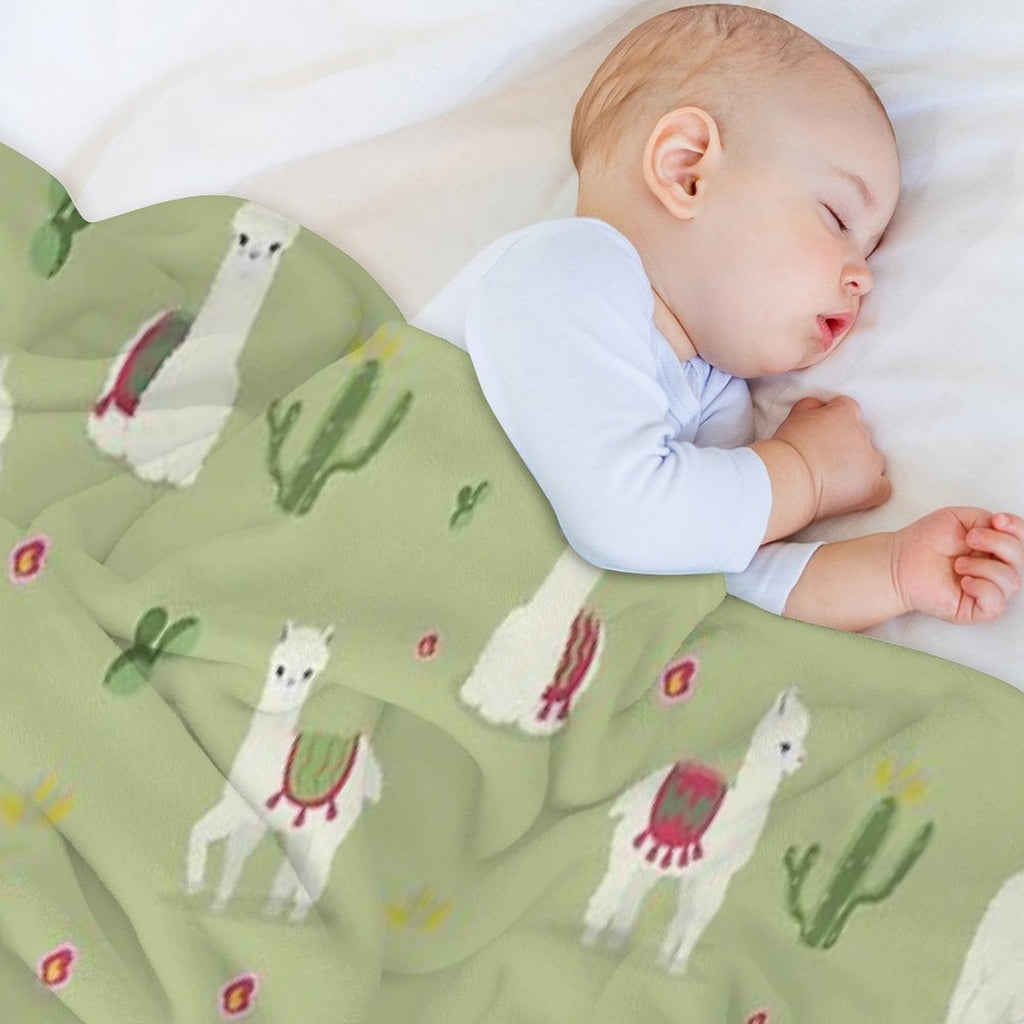 Cute Pattern for Alpaca Versatility Throw Blanket