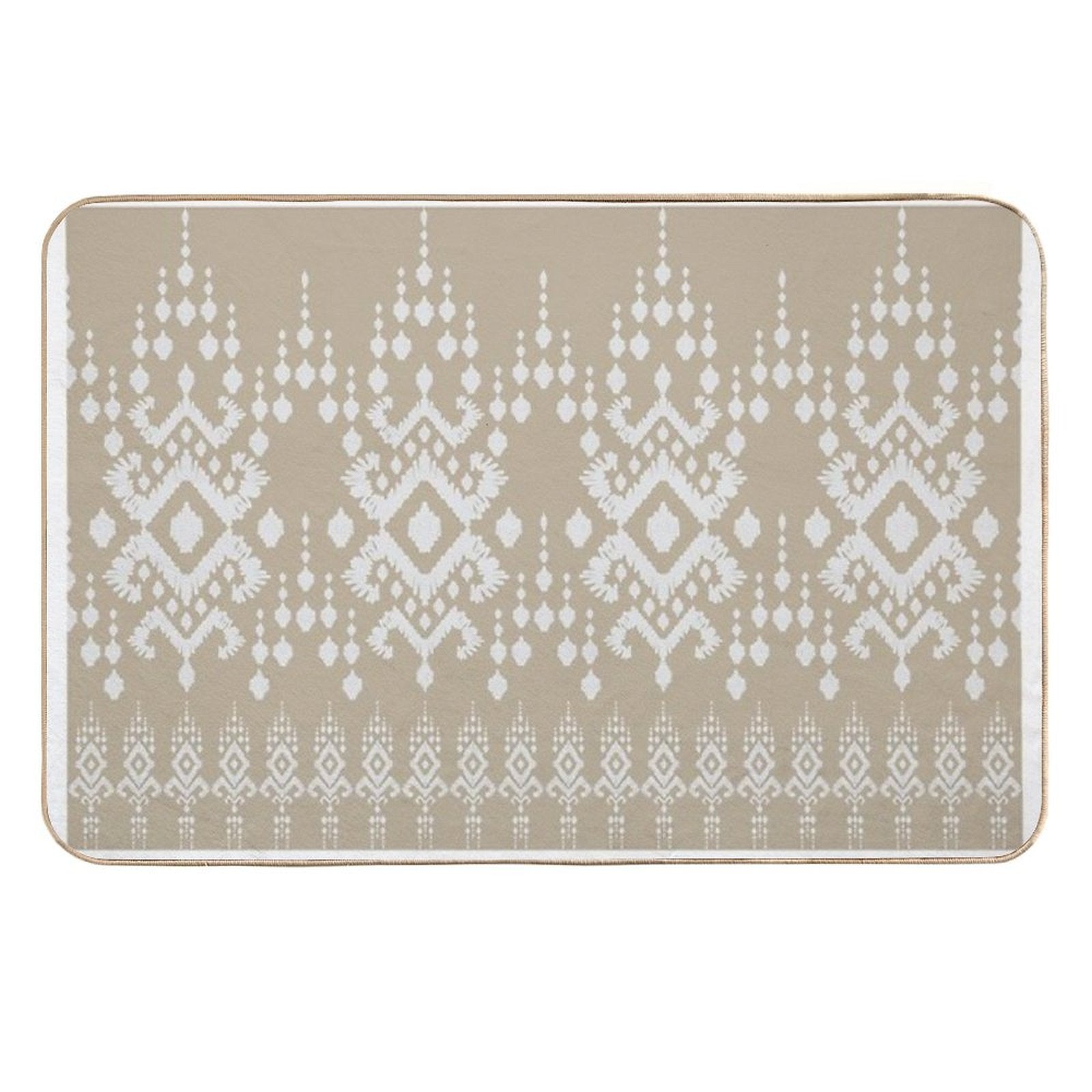 Ikat Ethnic Seamless Pattern  Rapid-Drying Bath Mat