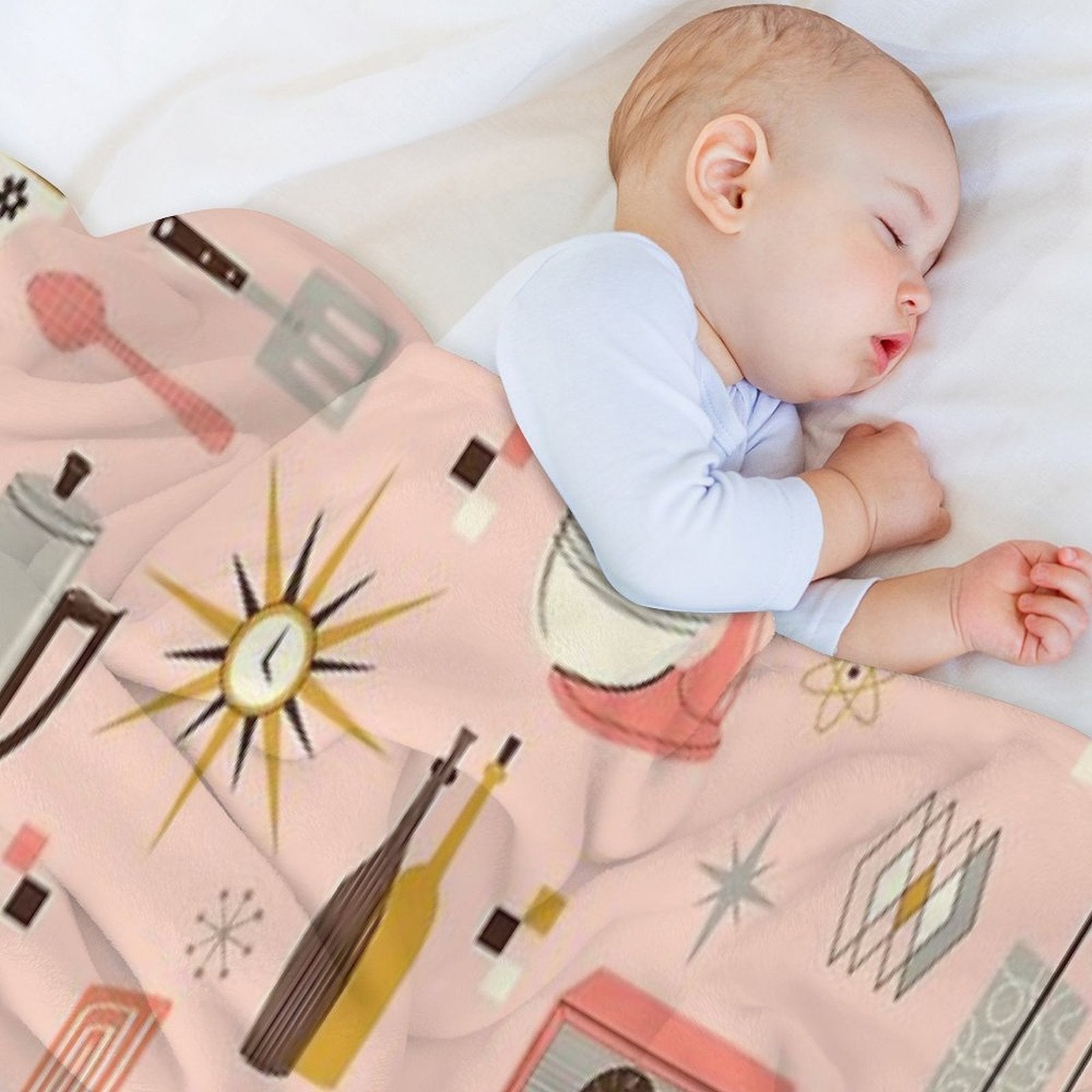 Atomic Kitchen Lightweight Throw Blanket