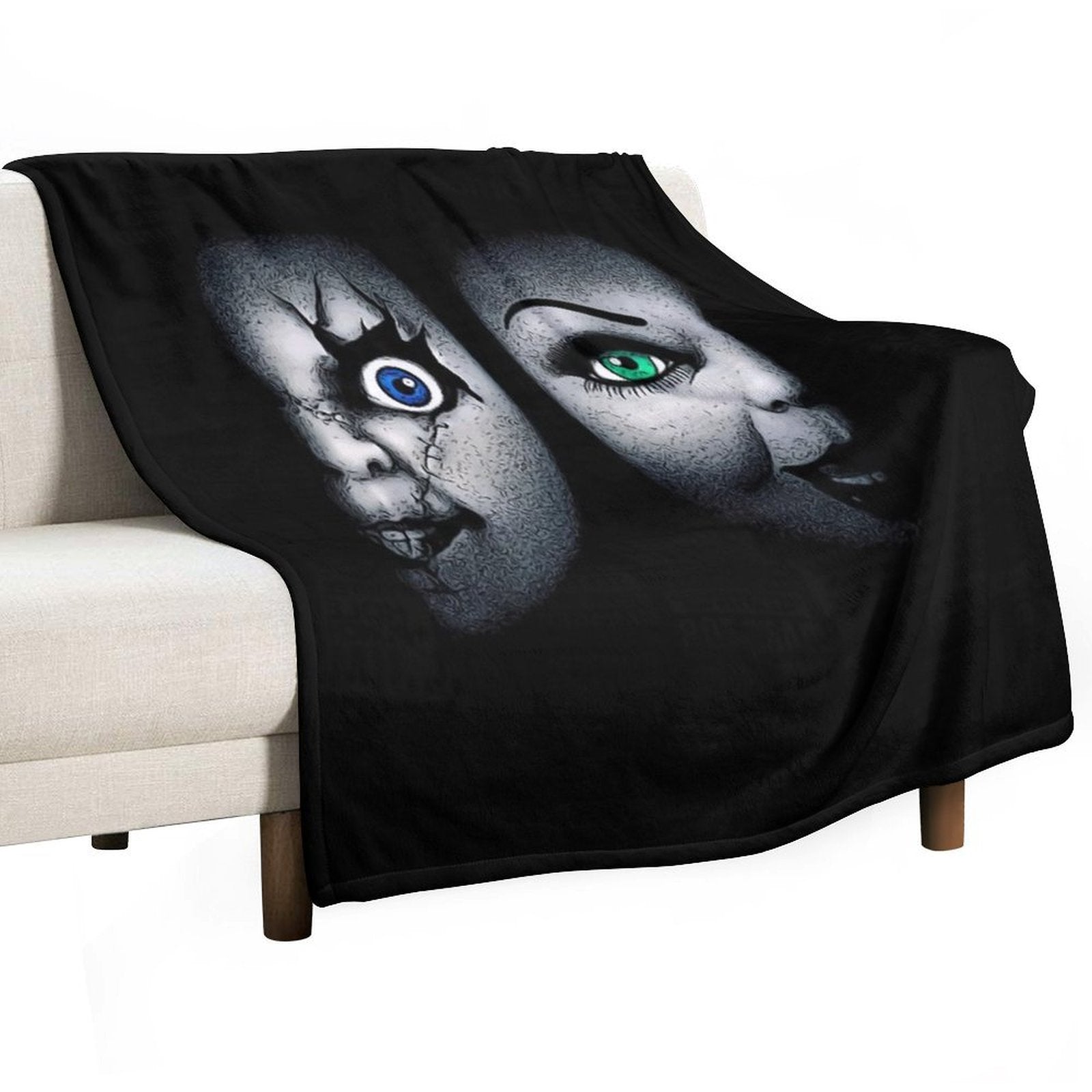 Bride of Chucky Compact Throw Blanket