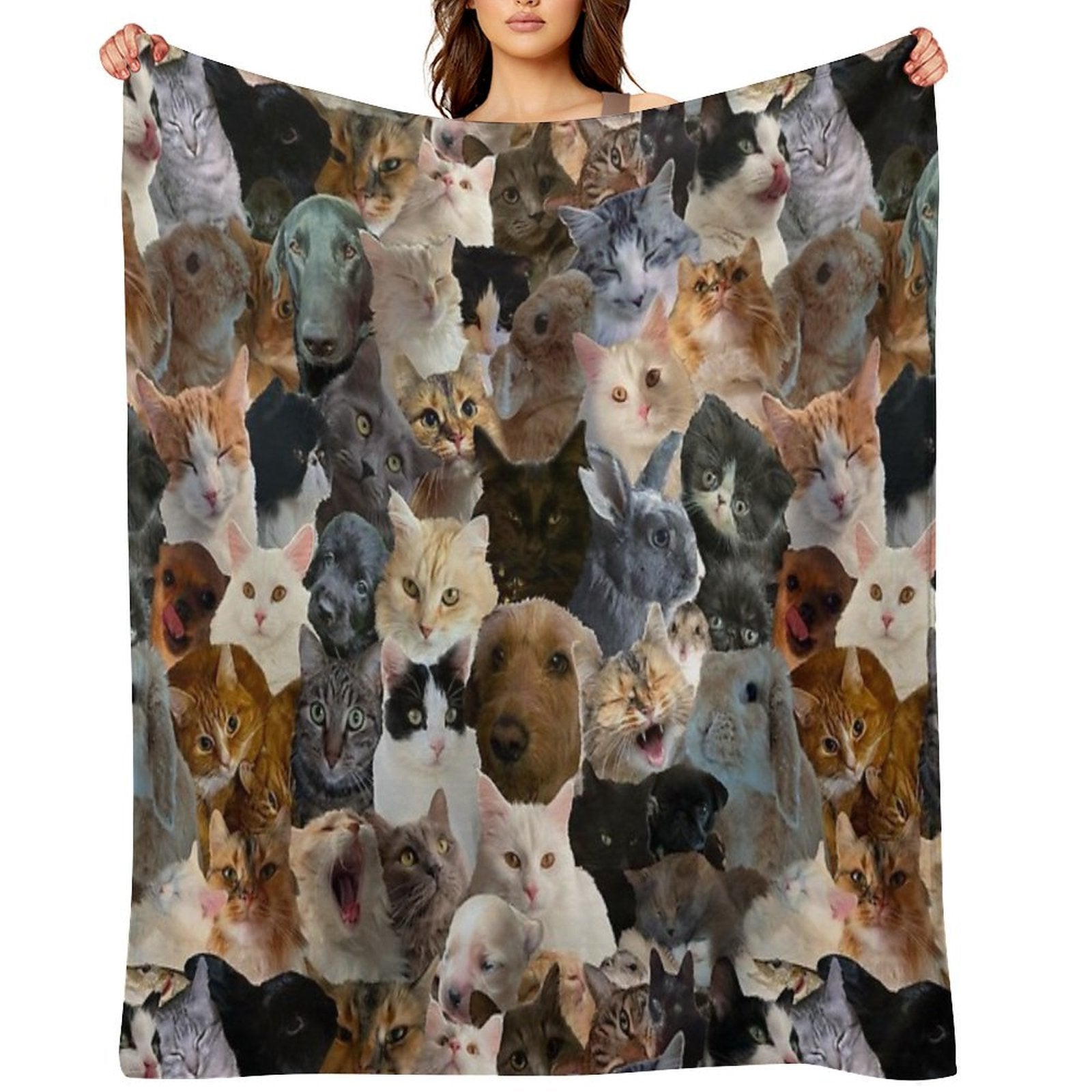 Lovely Animals Eco-conscious Throw Blanket