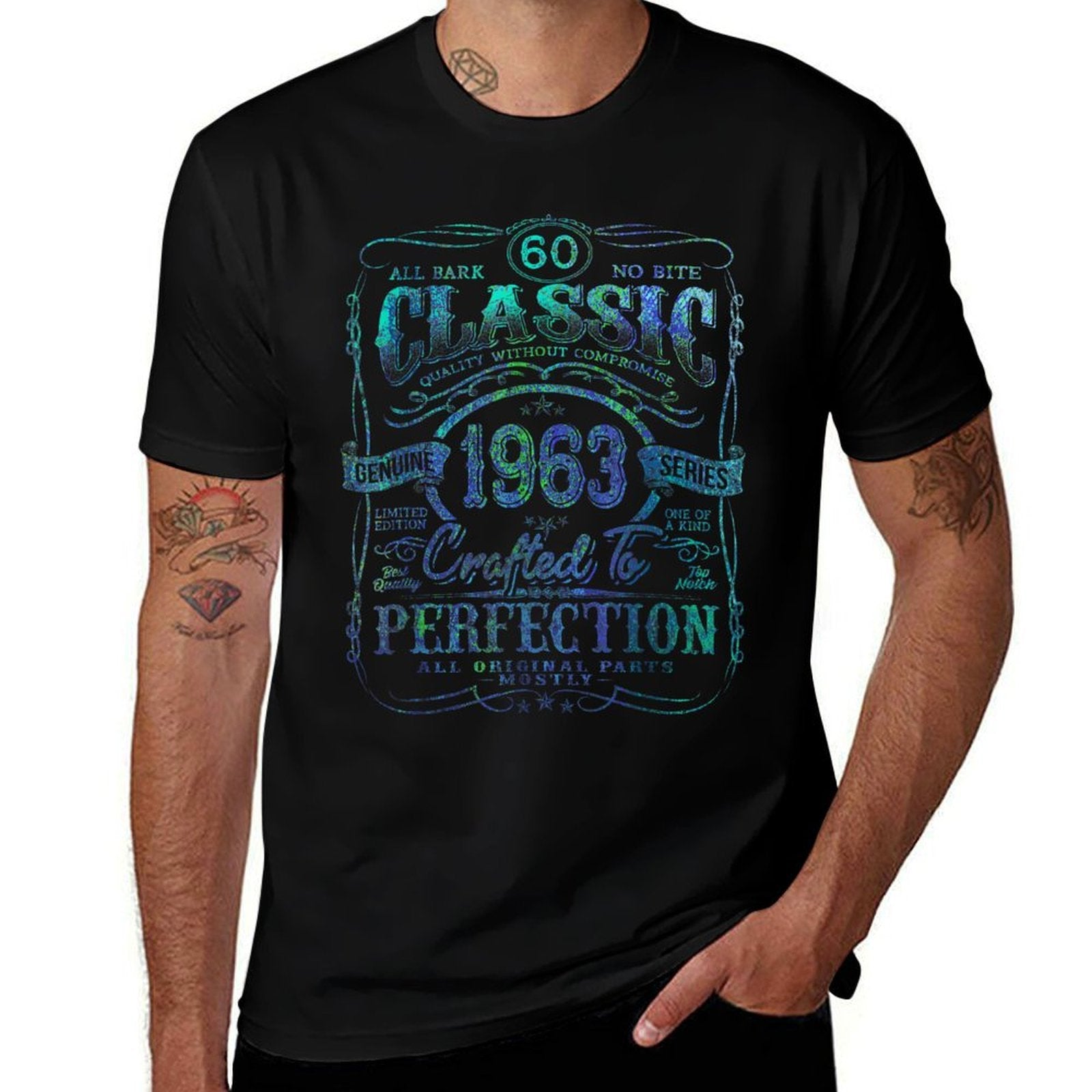 Vintage 1963 Limited Edition 60 Year Old 60th Birthday  Affordable Price T-Shirt