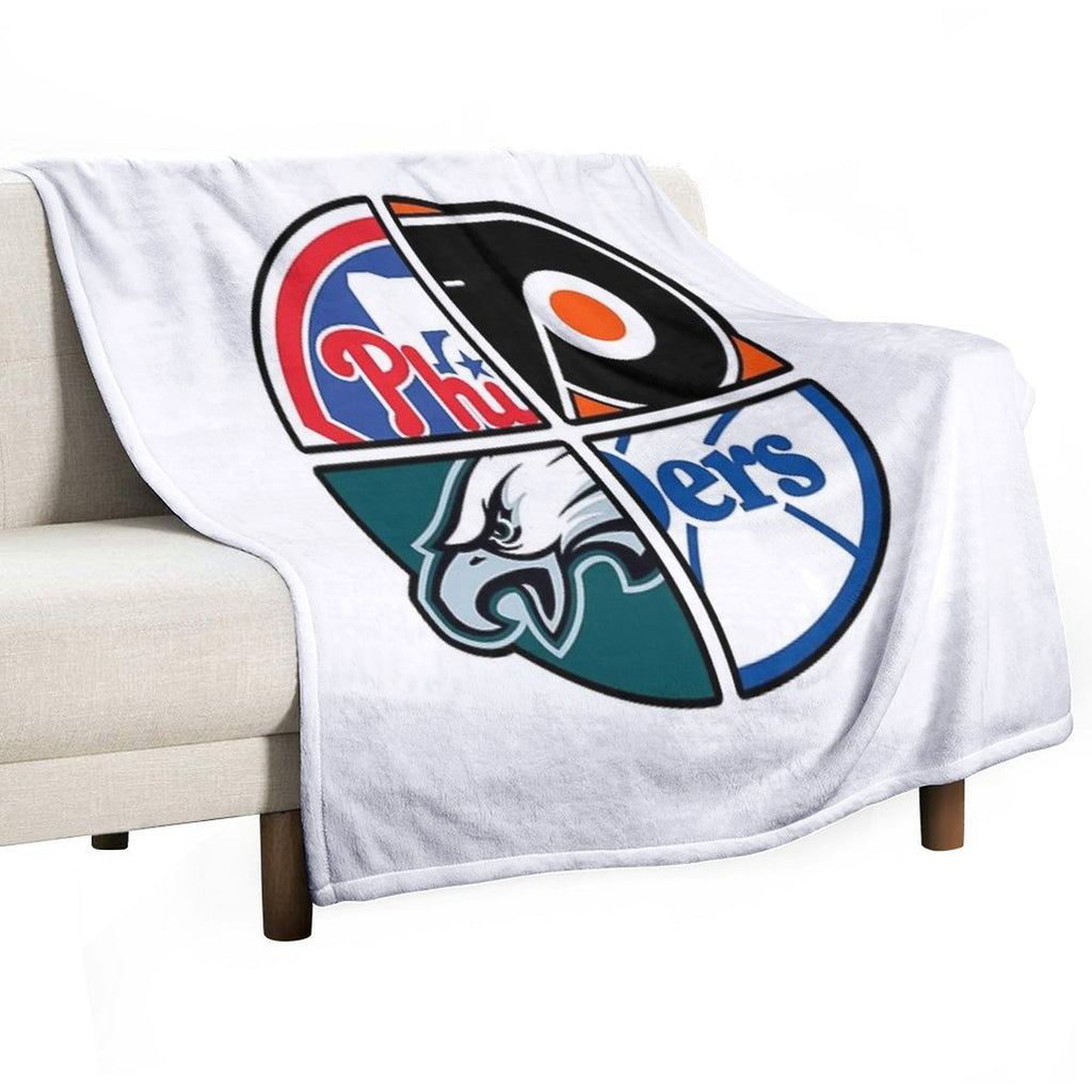 Philadelphia Sports Velvety-soft Throw Blanket