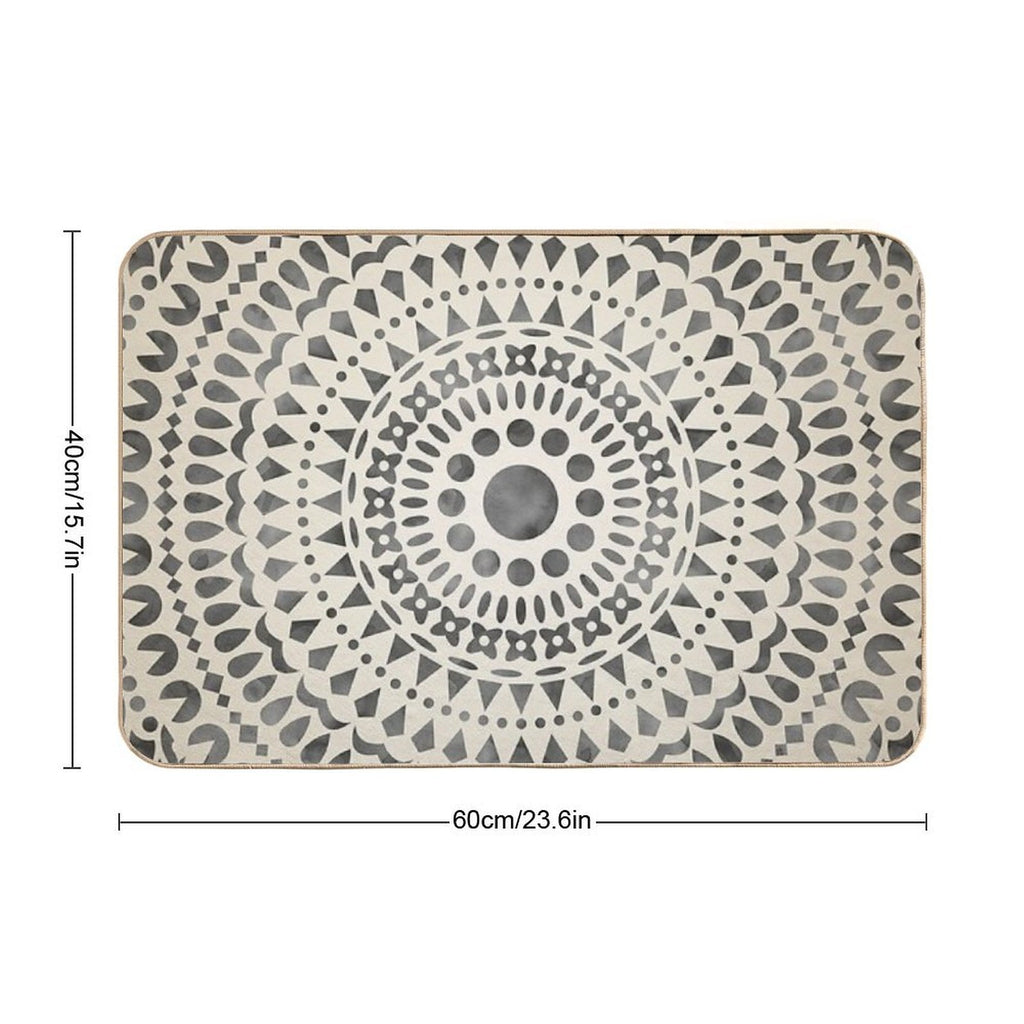 Watercolor Mandala Mandala10w  Eco-Friendly Bath Mat