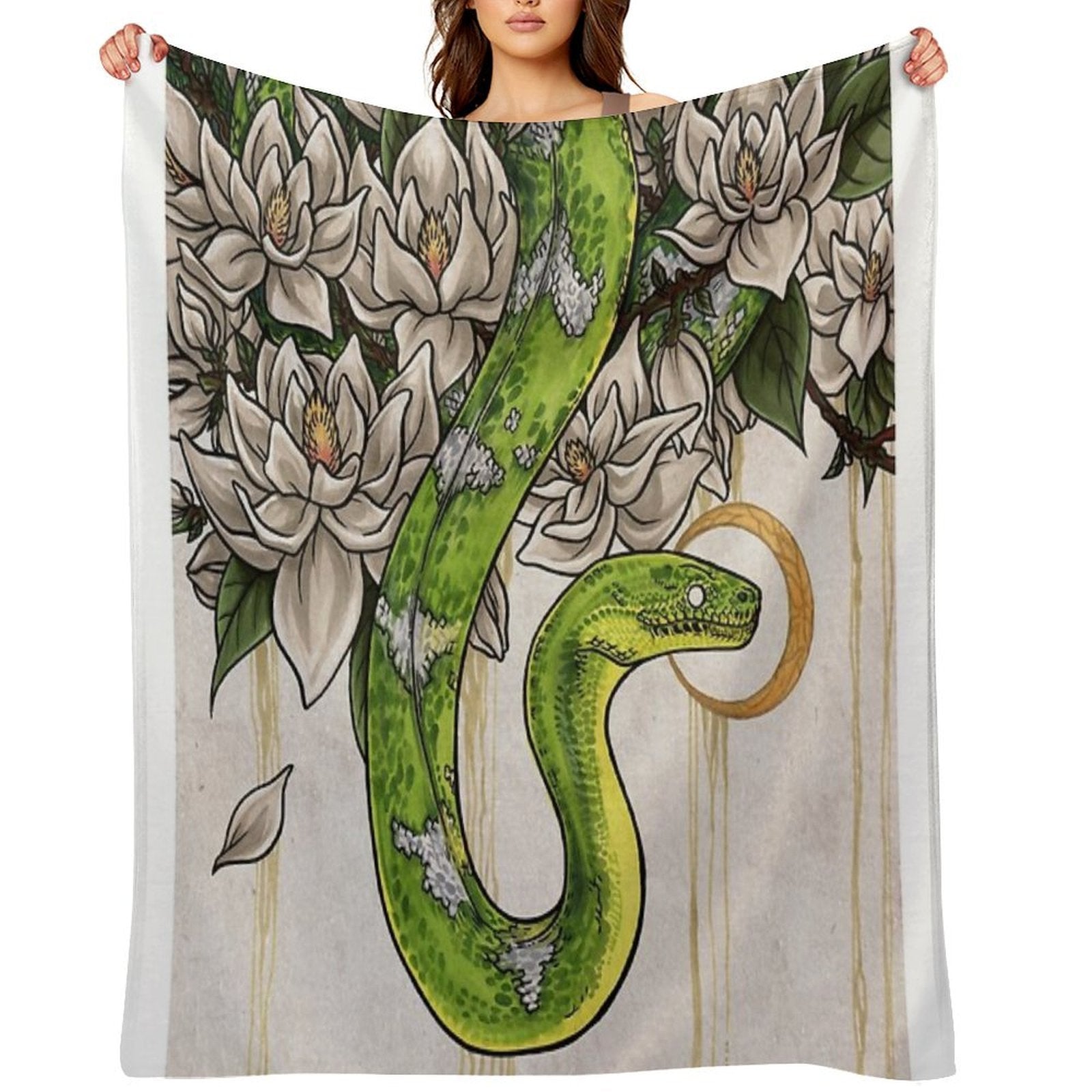 Snake Versatility Throw Blanket