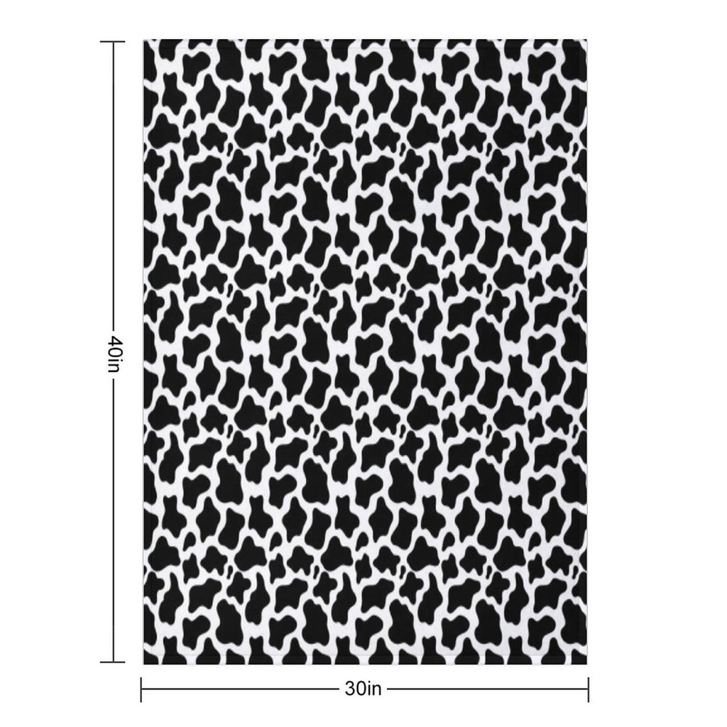 Cow Print Pattern All-season Throw Blanket
