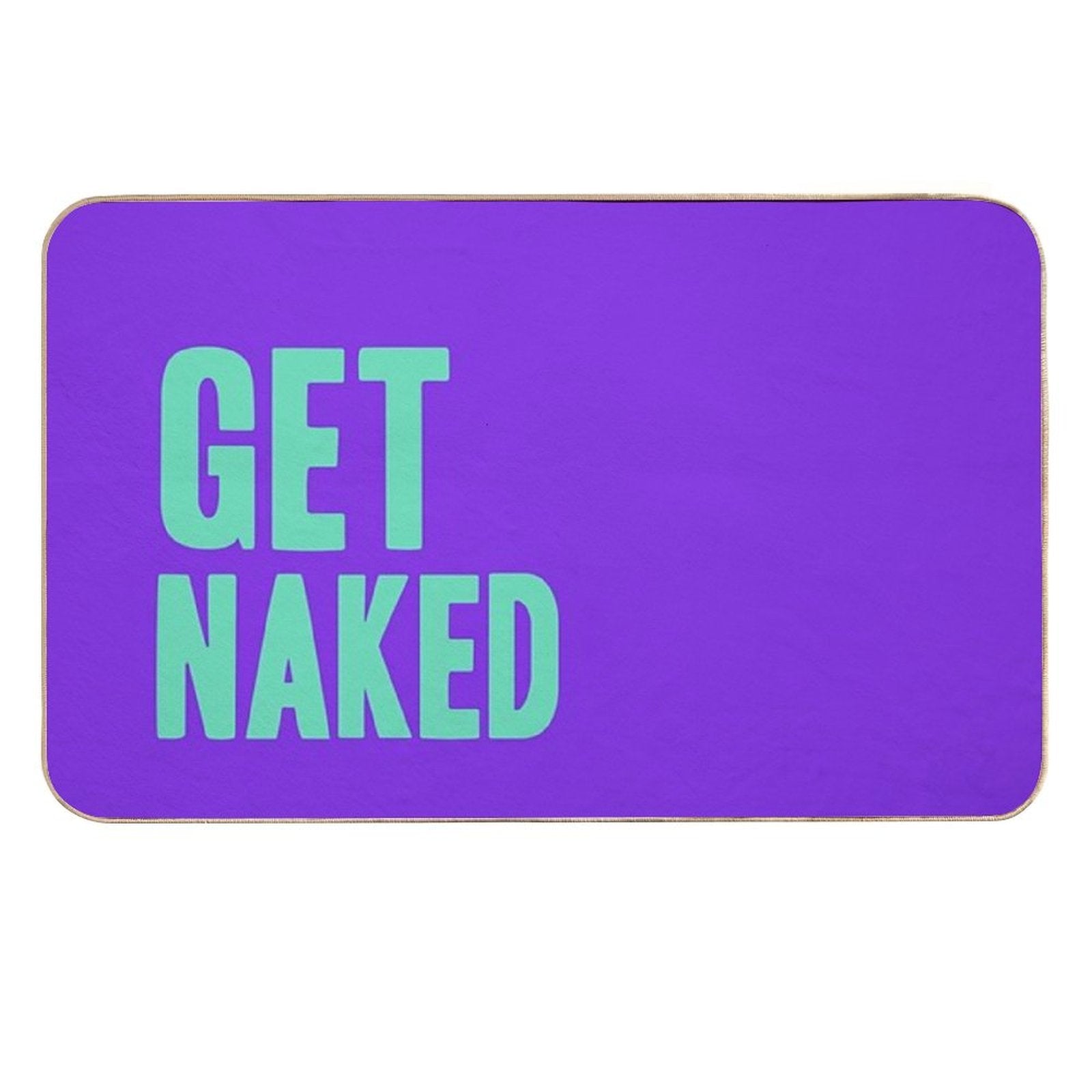 Get Naked - Purple And Blue  Toxin-Free Bath Mat