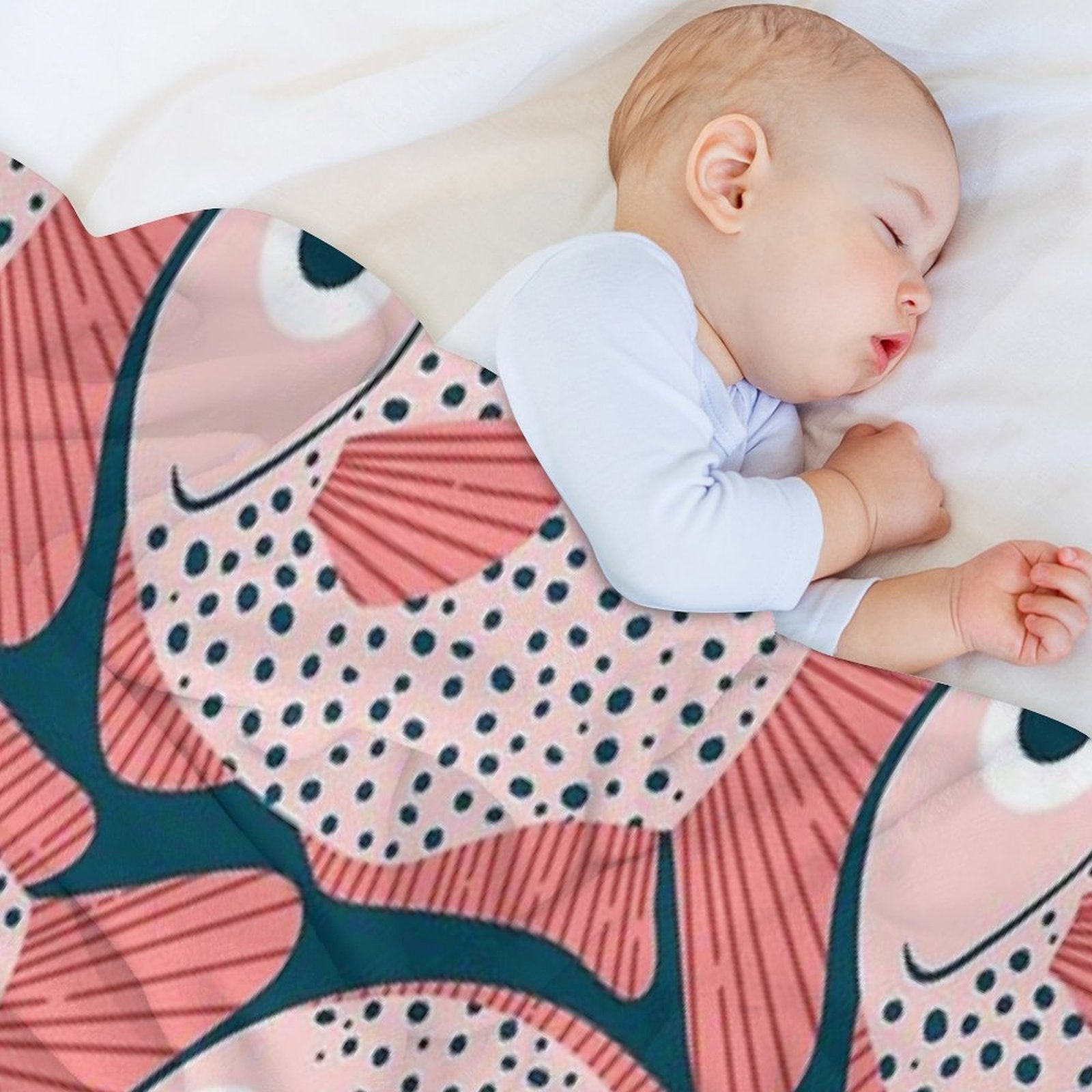 Fish Pattern All-season Throw Blanket
