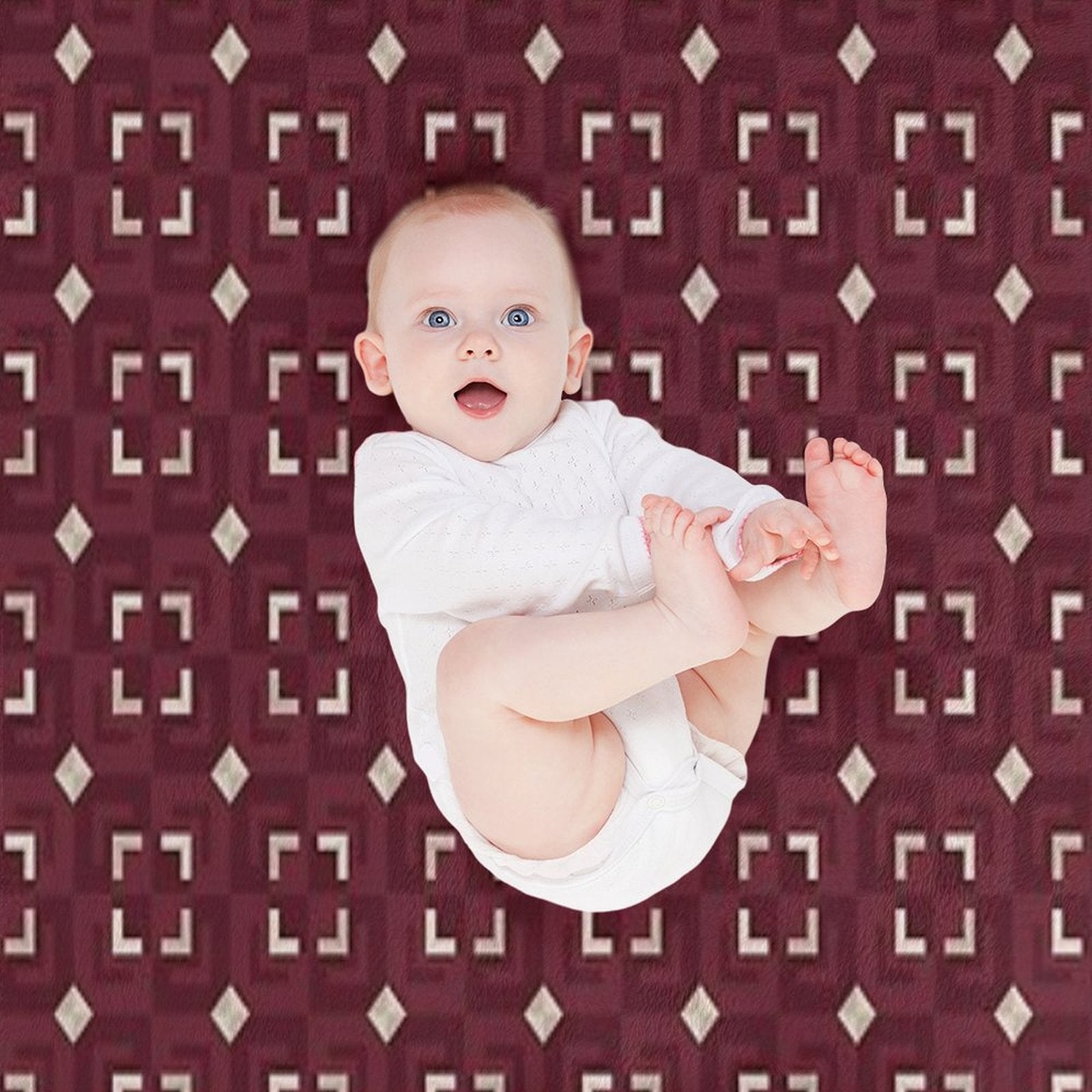 Red Pattern - Board Multi-functional Throw Blanket